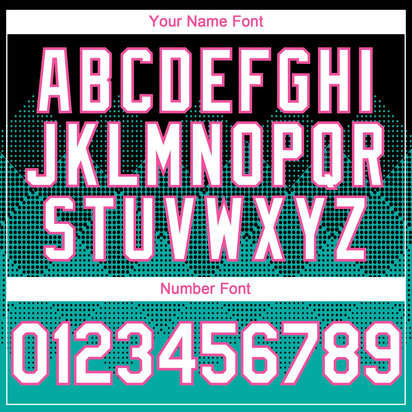 Custom Black White Aqua-Pink 3D Gradient Square Shape Authentic Baseball Jersey - Image 5