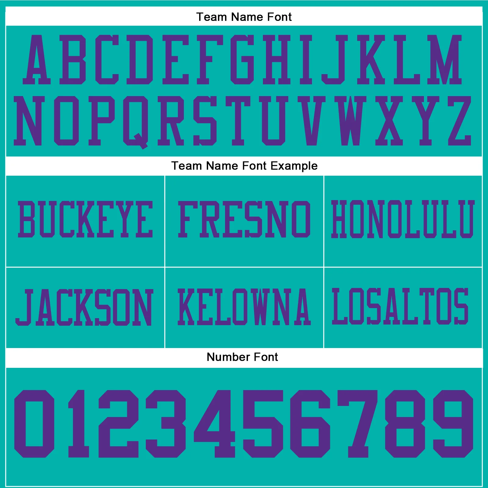 Custom Aqua Purple Authentic Football Jersey - Image 4