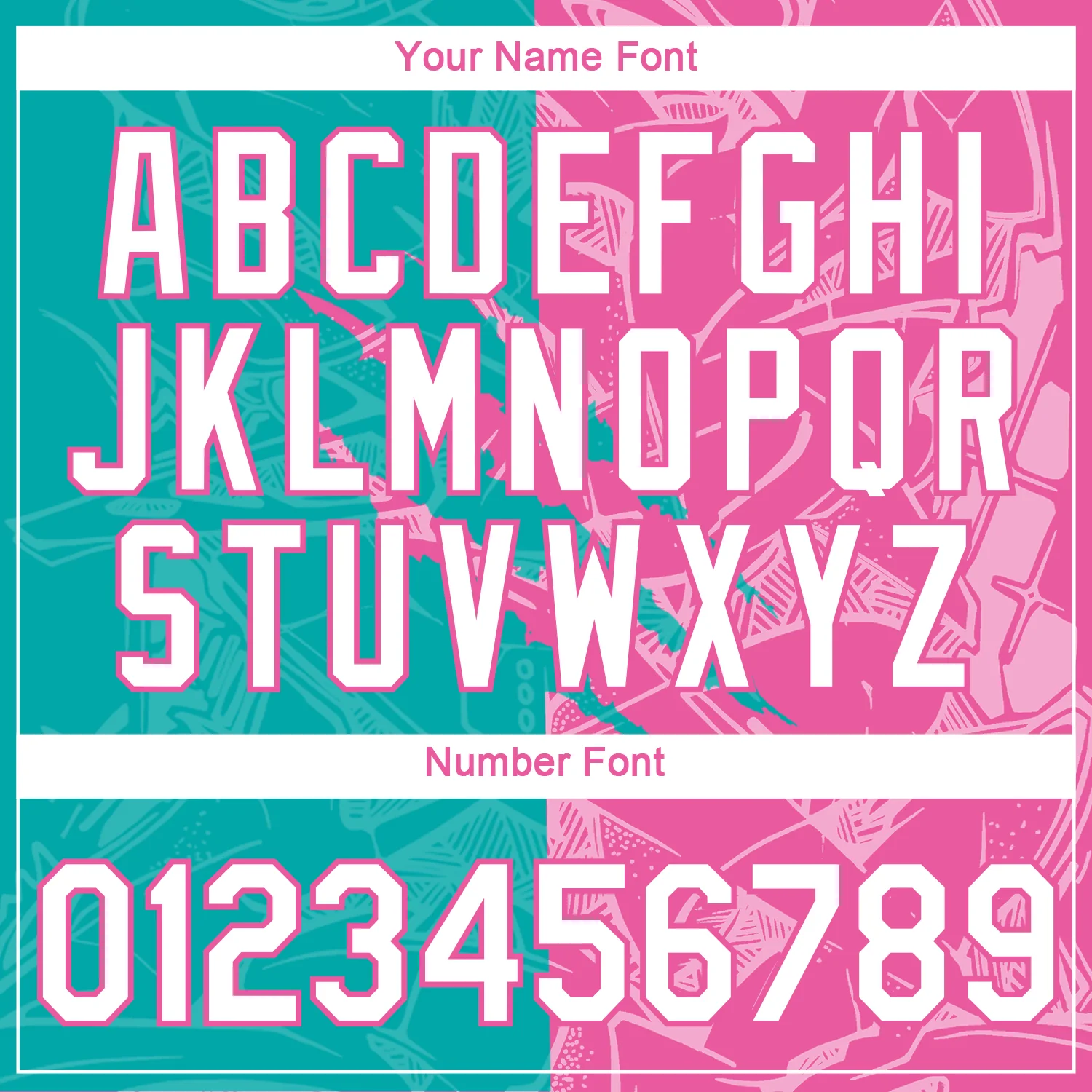 Custom Graffiti Pattern White Aqua-Pink Scratch 3D Performance T-Shirt - Image 4
