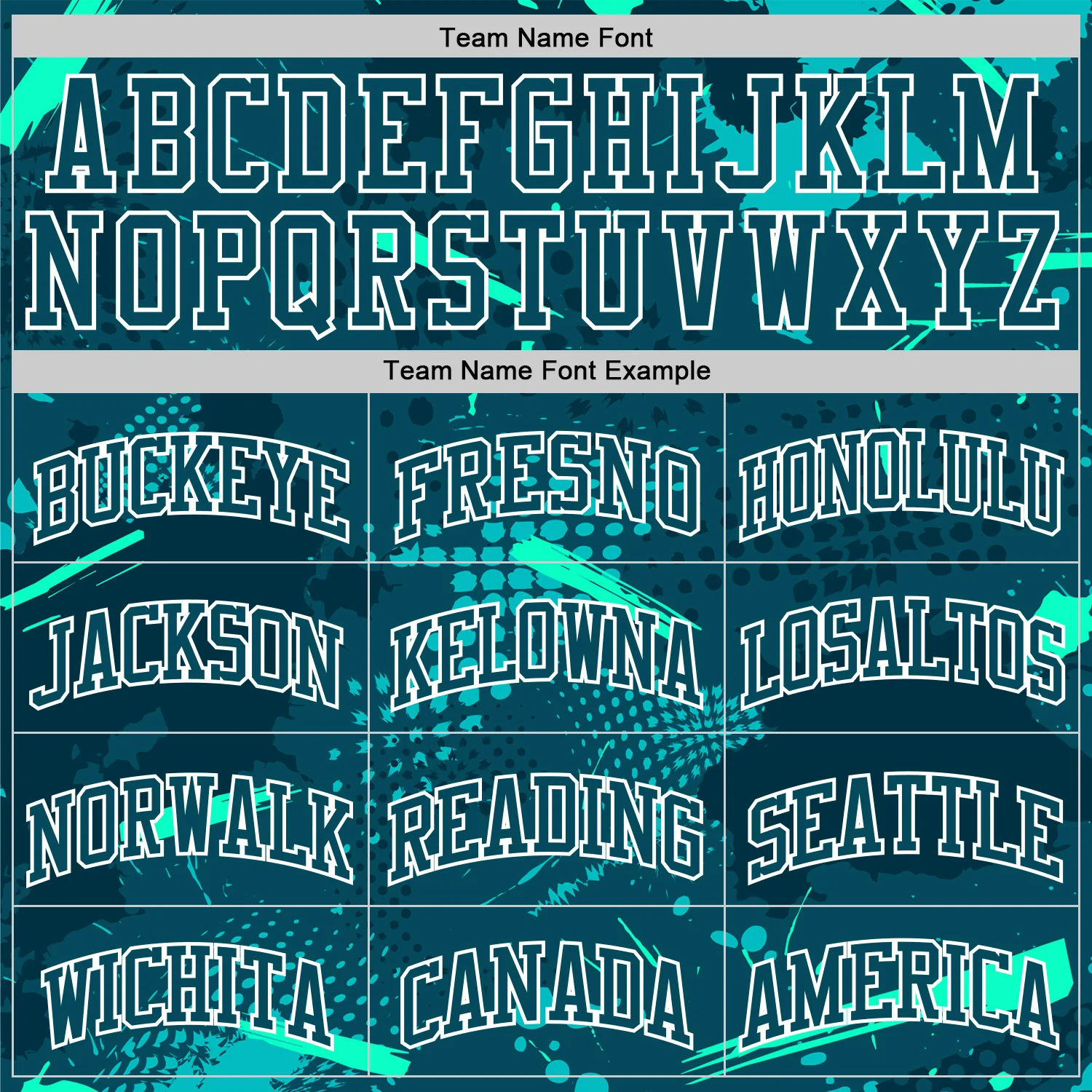 Custom Green Aqua-White Splash Round Neck Sublimation Basketball Suit Jersey - Image 4