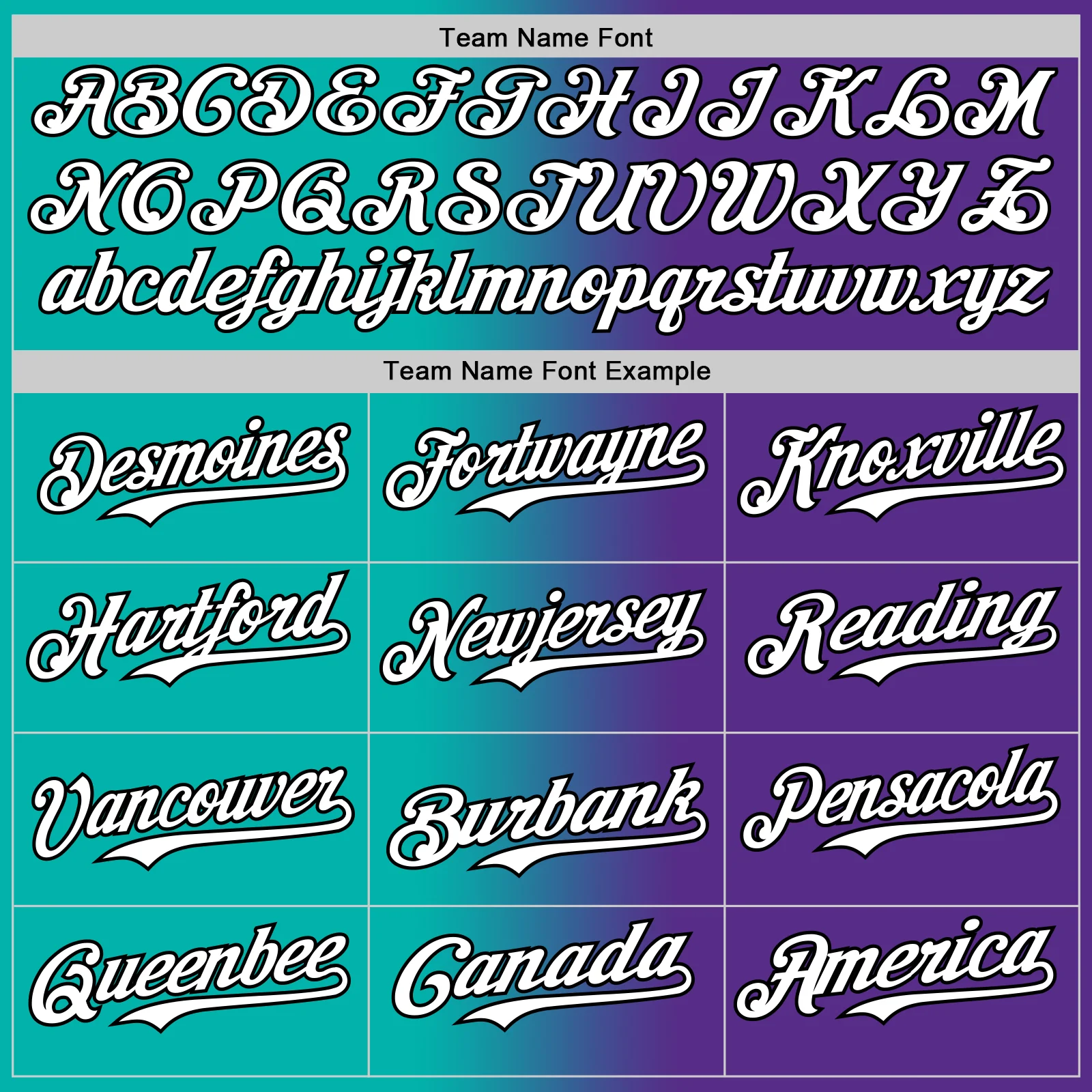 Custom Purple White Aqua-Black Authentic Gradient Fashion Baseball Jersey - Image 4