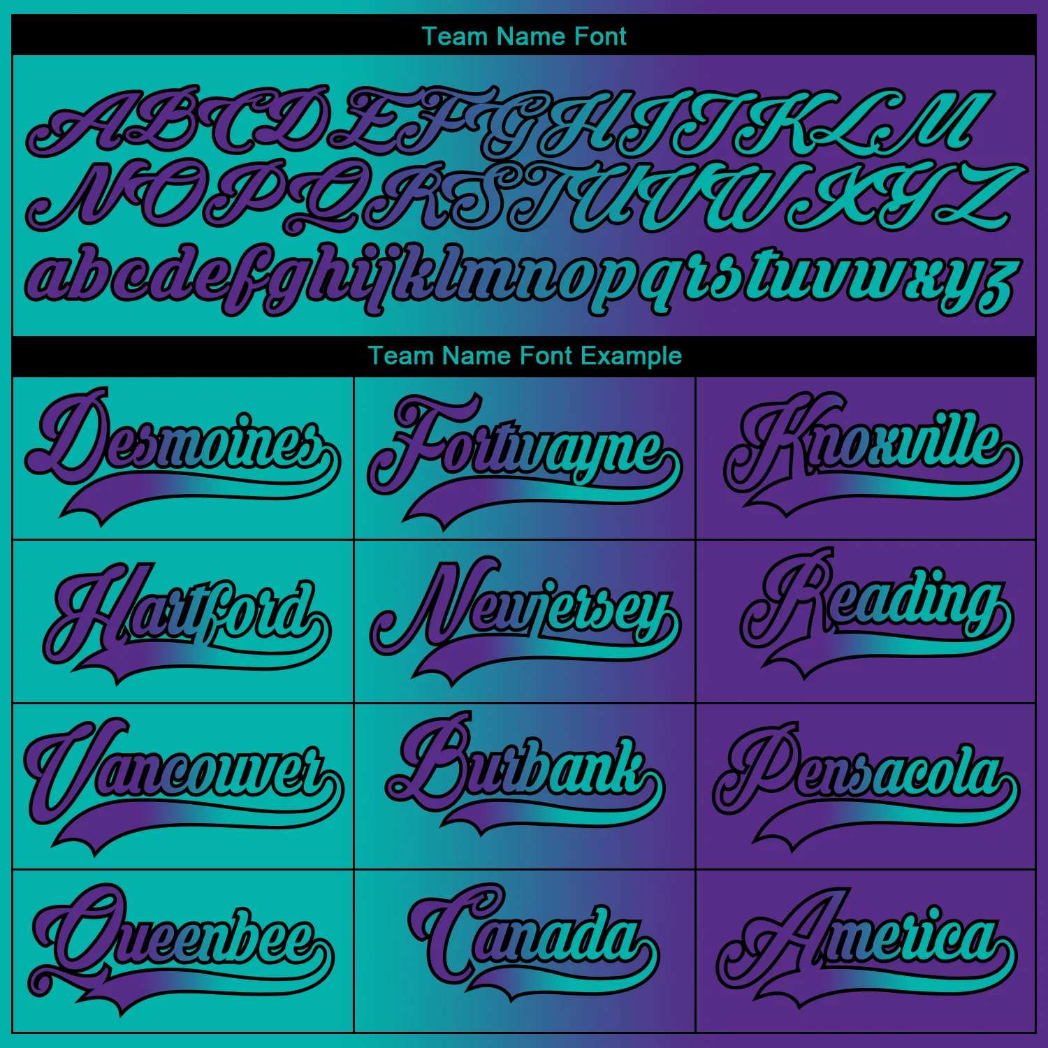 Custom Purple Aqua-Black Gradient Fashion Hockey Lace Neck Jersey - Image 6