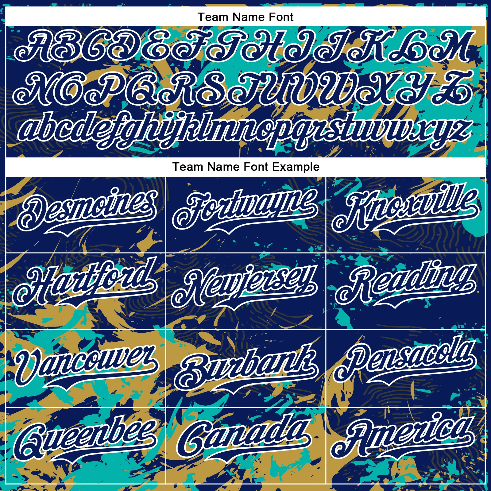 Custom Royal Aqua Old Gold-White Splash Bomber Full-Snap Varsity Letterman Hoodie Jacket - Image 5