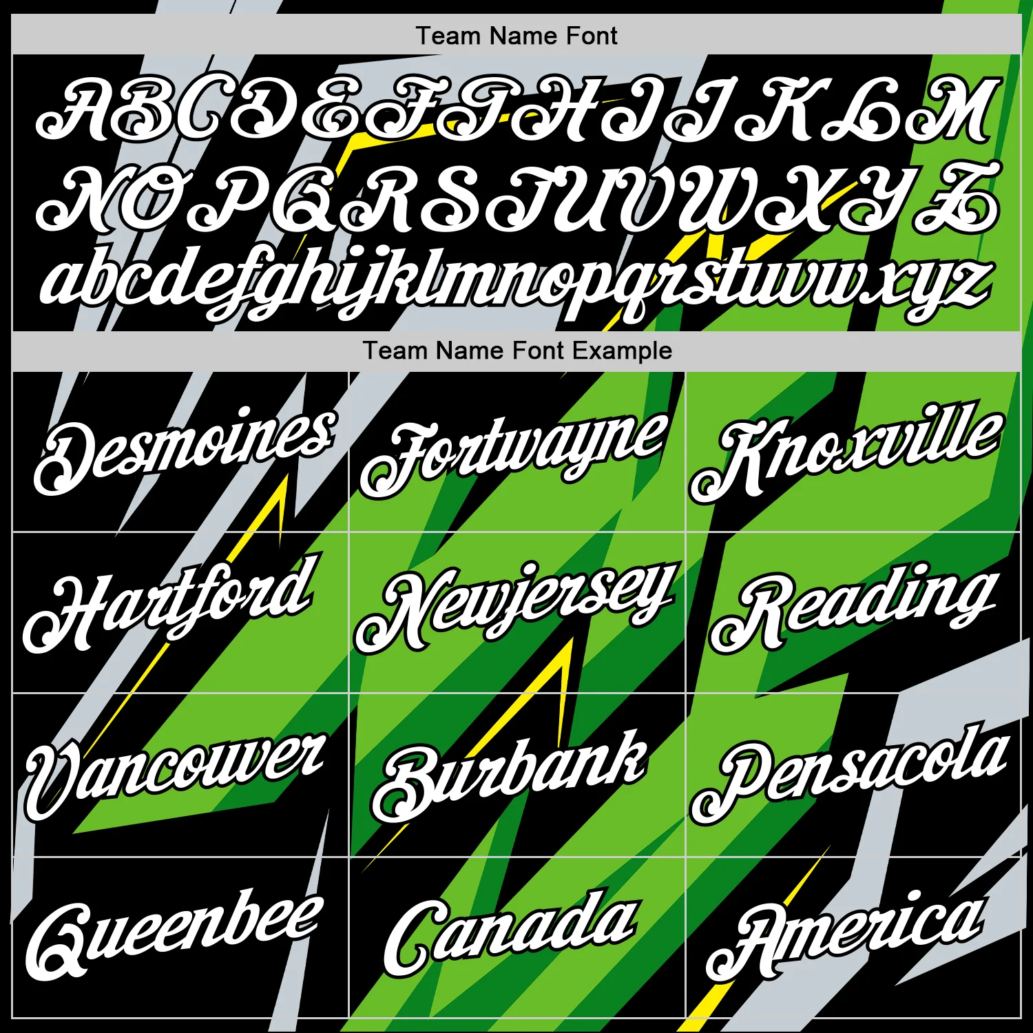 Custom Black Aurora Green Silver-Light Yellow 3D Esports Performance T-Shirt - Image 3