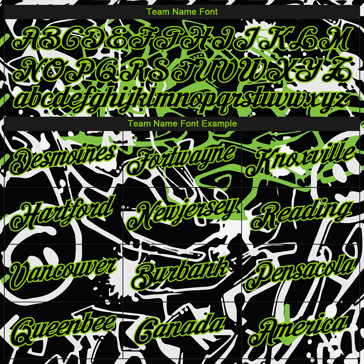Custom Stitched Graffiti Pattern Black-Aurora Green 3D Abstract Grunge Art Sports Pullover Sweatshirt Hoodie - Image 3