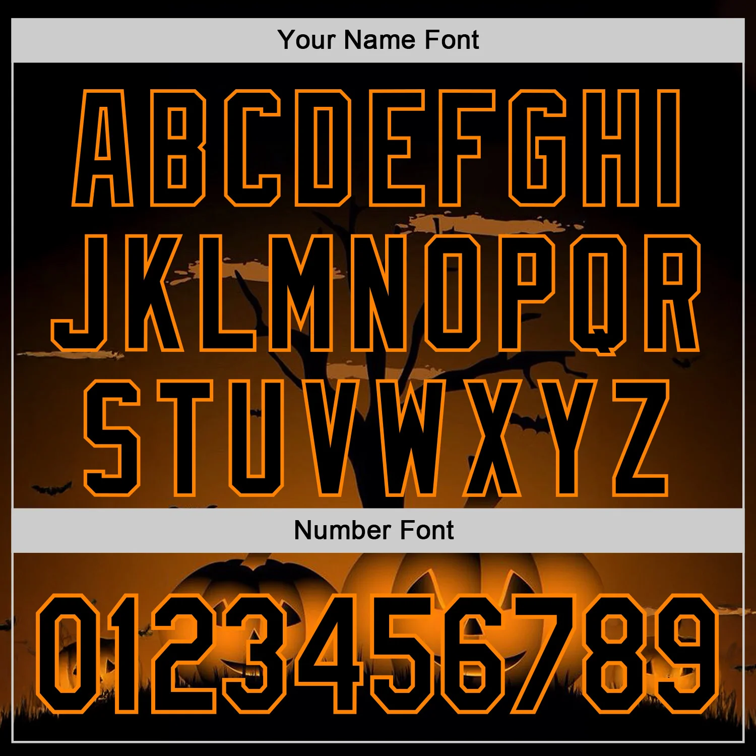 Custom Black Bay Orange 3D Halloween Spooky Pumpkin Authentic Baseball Jersey - Image 5