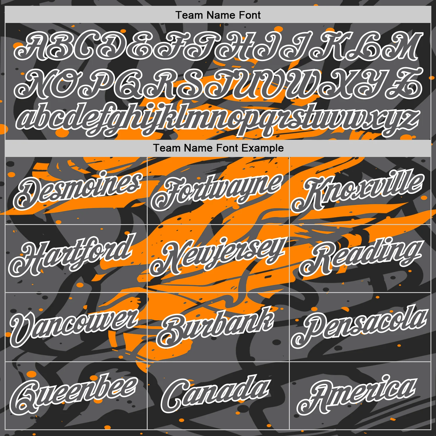 Custom Black Steel Gray-Bay Orange 3D Esports Performance T-Shirt - Image 3