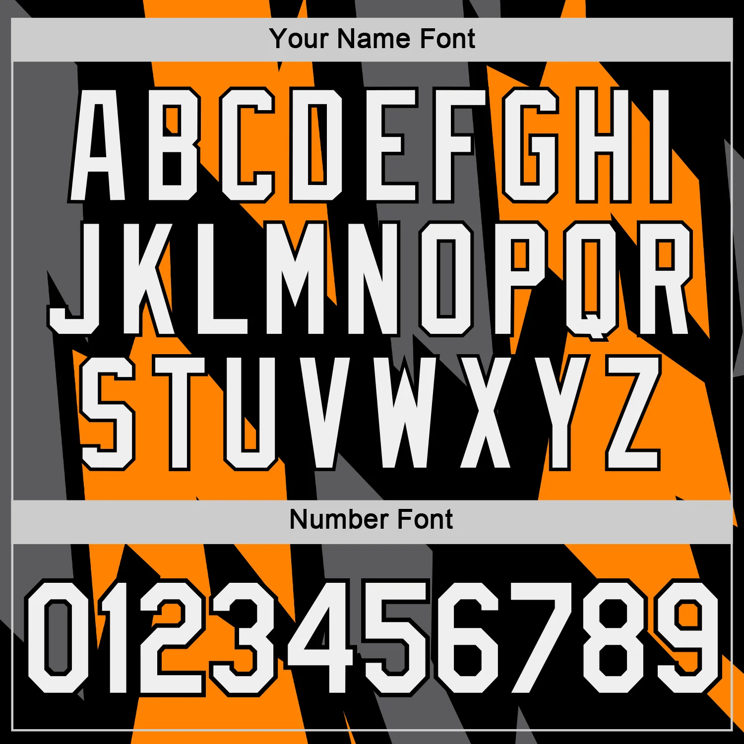 Custom Black Bay Orange-Steel Gray 3D Esports Performance T-Shirt - Image 4