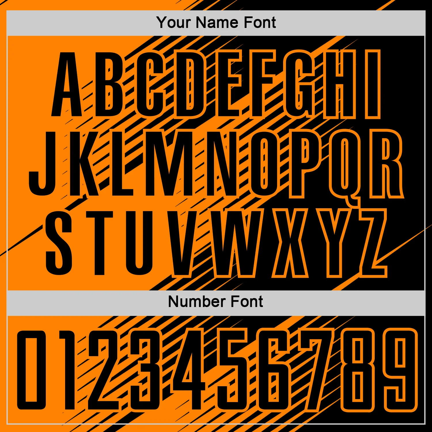 Custom Black Bay Orange Line Sublimation Soccer Uniform Jersey - Image 6