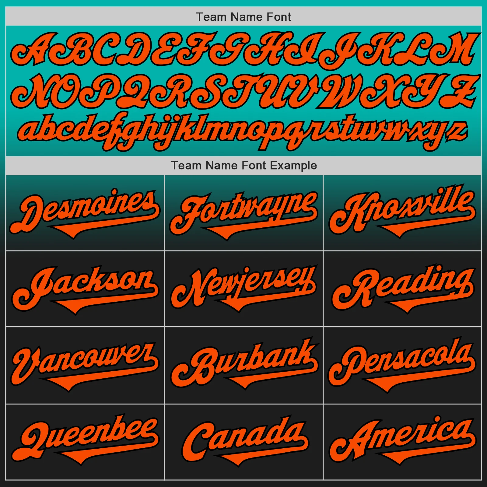 Custom Aqua Orange-Black Authentic Fade Fashion Baseball Jersey - Image 4
