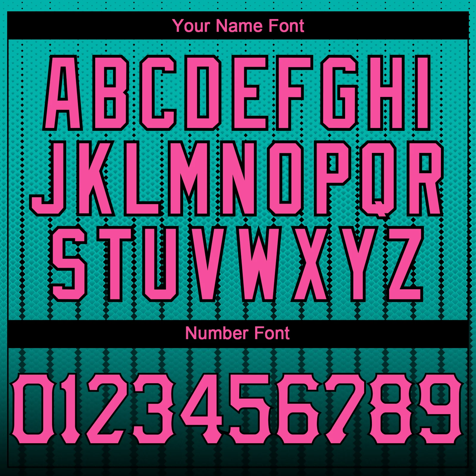 Custom Aqua Pink-Black 3D Pattern Design Gradient Geometric Shape Authentic Baseball Jersey - Image 5