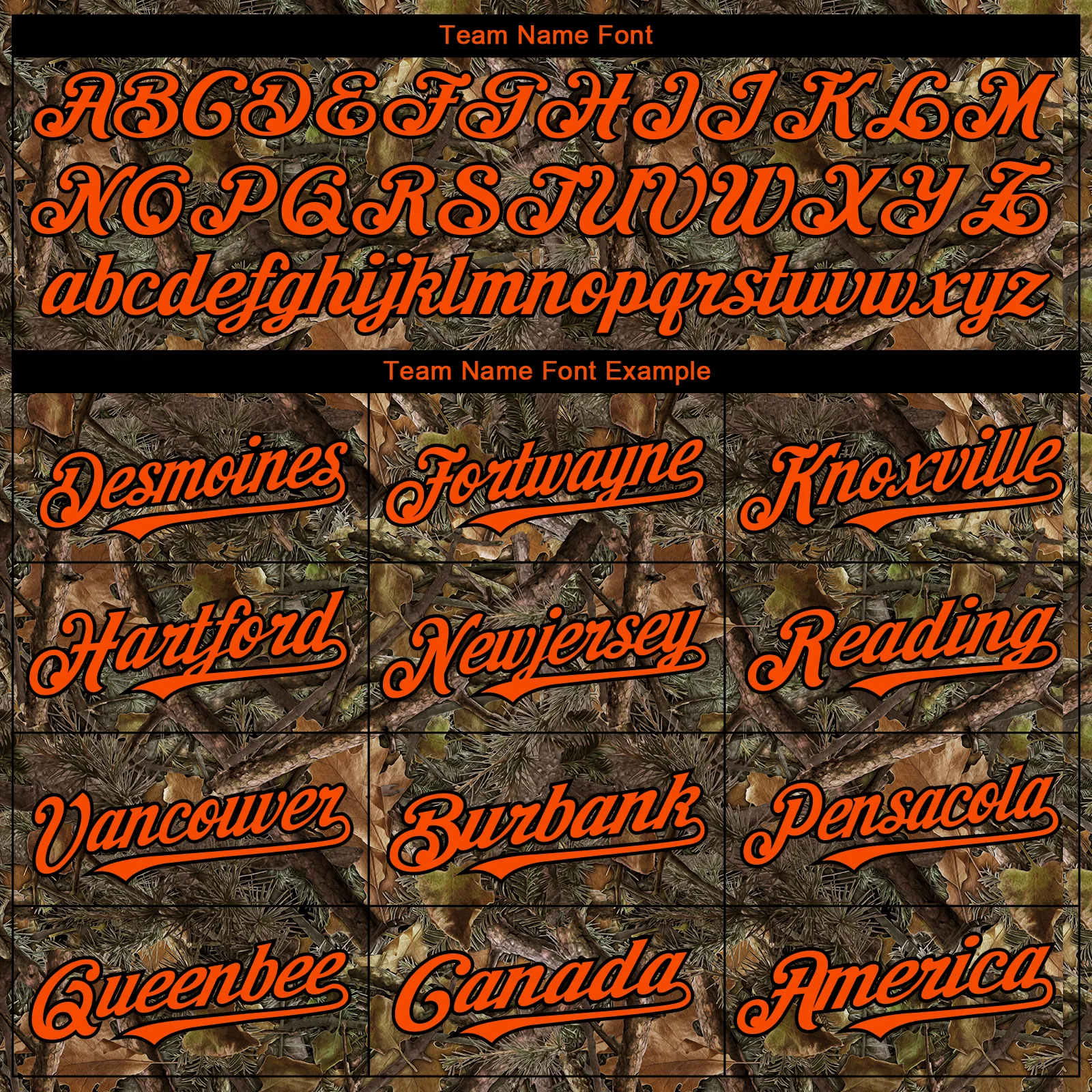 Custom Camo Orange-Black Woodland Camo Authentic Salute To Service Authentic Baseball Jersey - Image 4