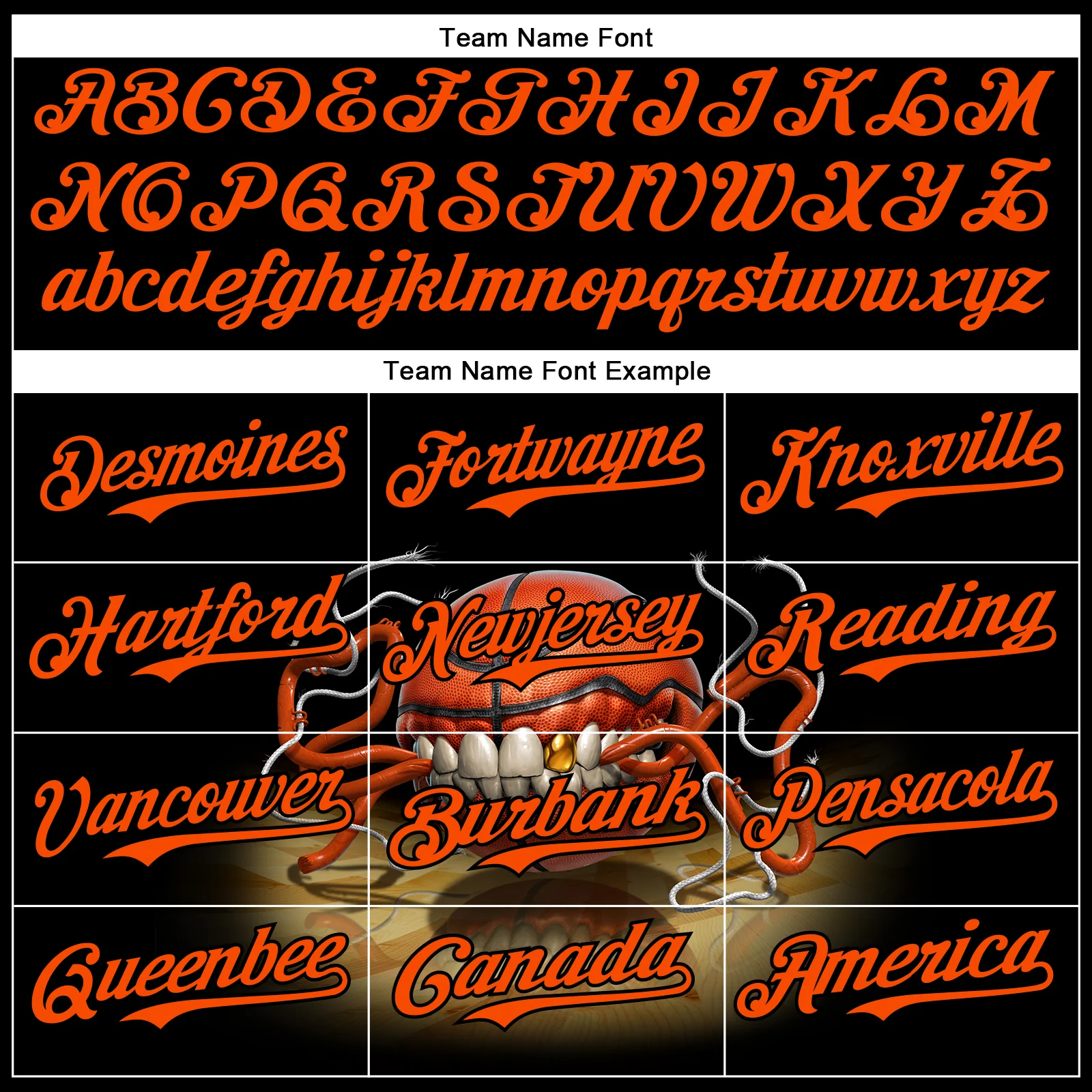 Custom Black Orange Tom Wood Hoop Monster Authentic Baseball Jersey - Image 4