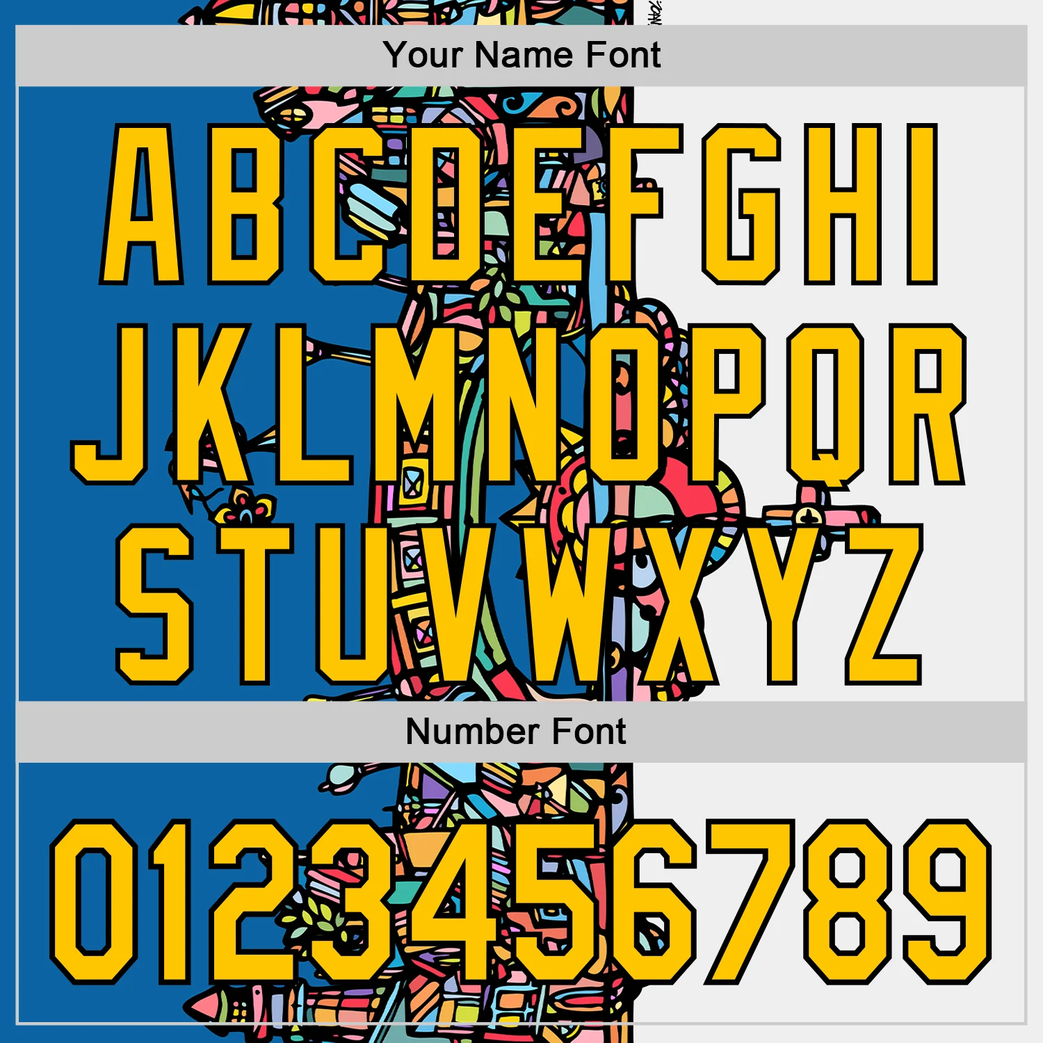 Custom Blue Yellow-Black Ninhol PE Authentic Baseball Jersey - Image 5