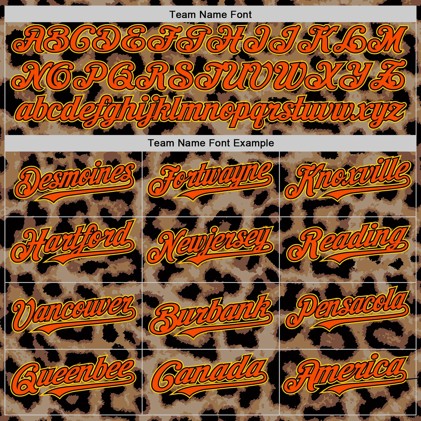 Custom Brown Orange Black-Yellow 3D Pattern Design Rave Party Animal Leopard Print Authentic Baseball Jersey - Image 4