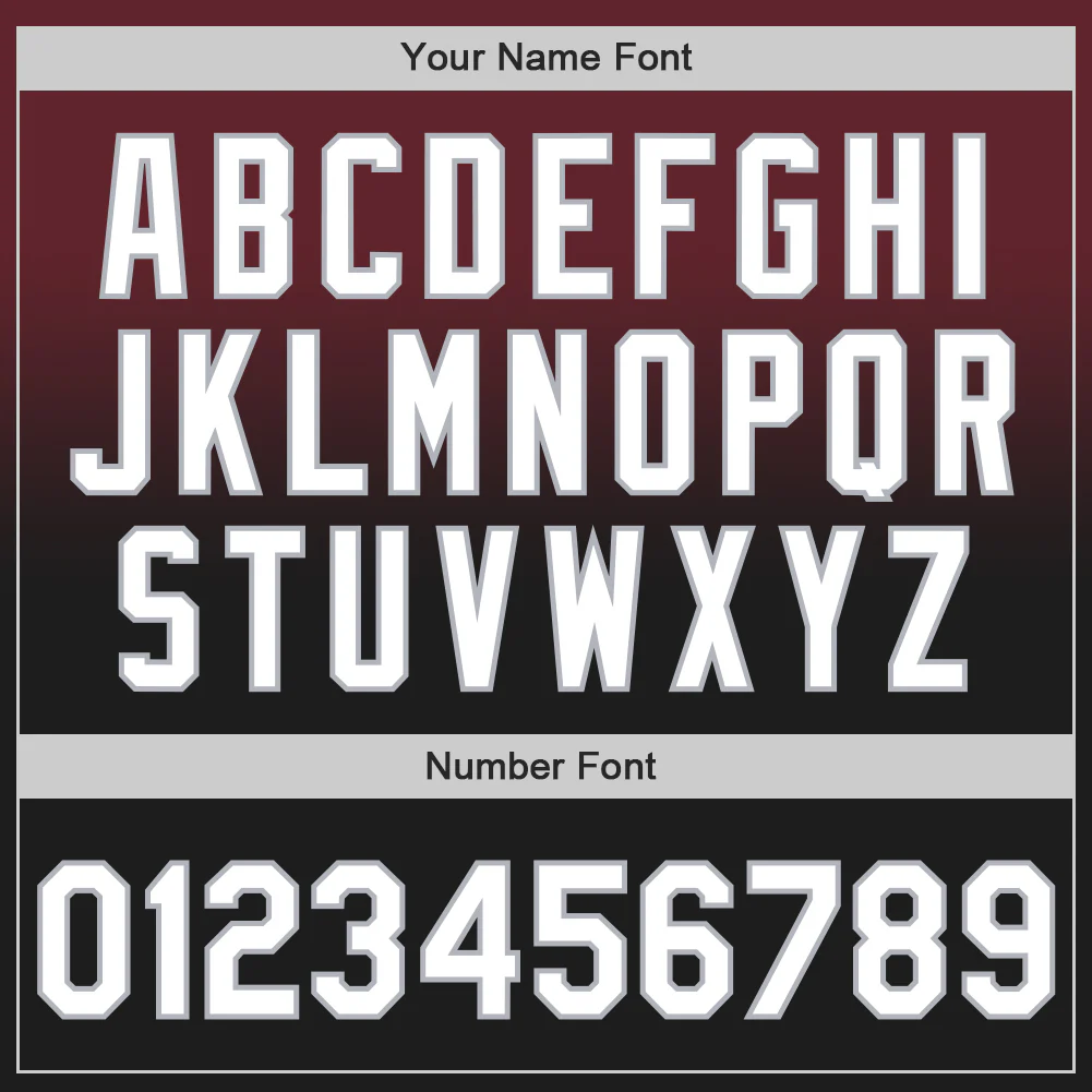 Custom Burgundy Black-Gray Authentic Fade Fashion Baseball Jersey - Image 5