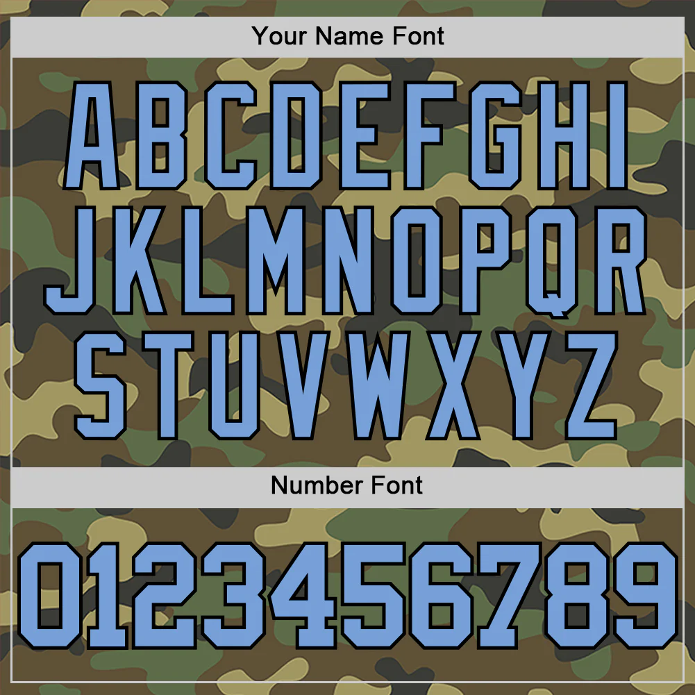 Custom Camo Light Blue Black-White Authentic Salute To Service Basketball Jersey - Image 4