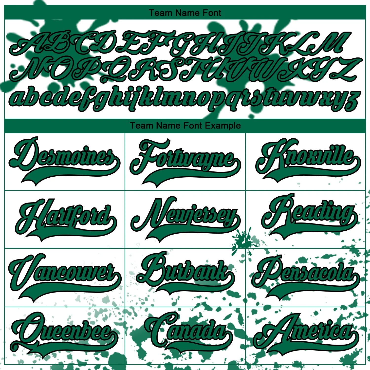 Custom Camo Kelly Green Black-White Splash Hockey Lace Neck Jersey - Image 4