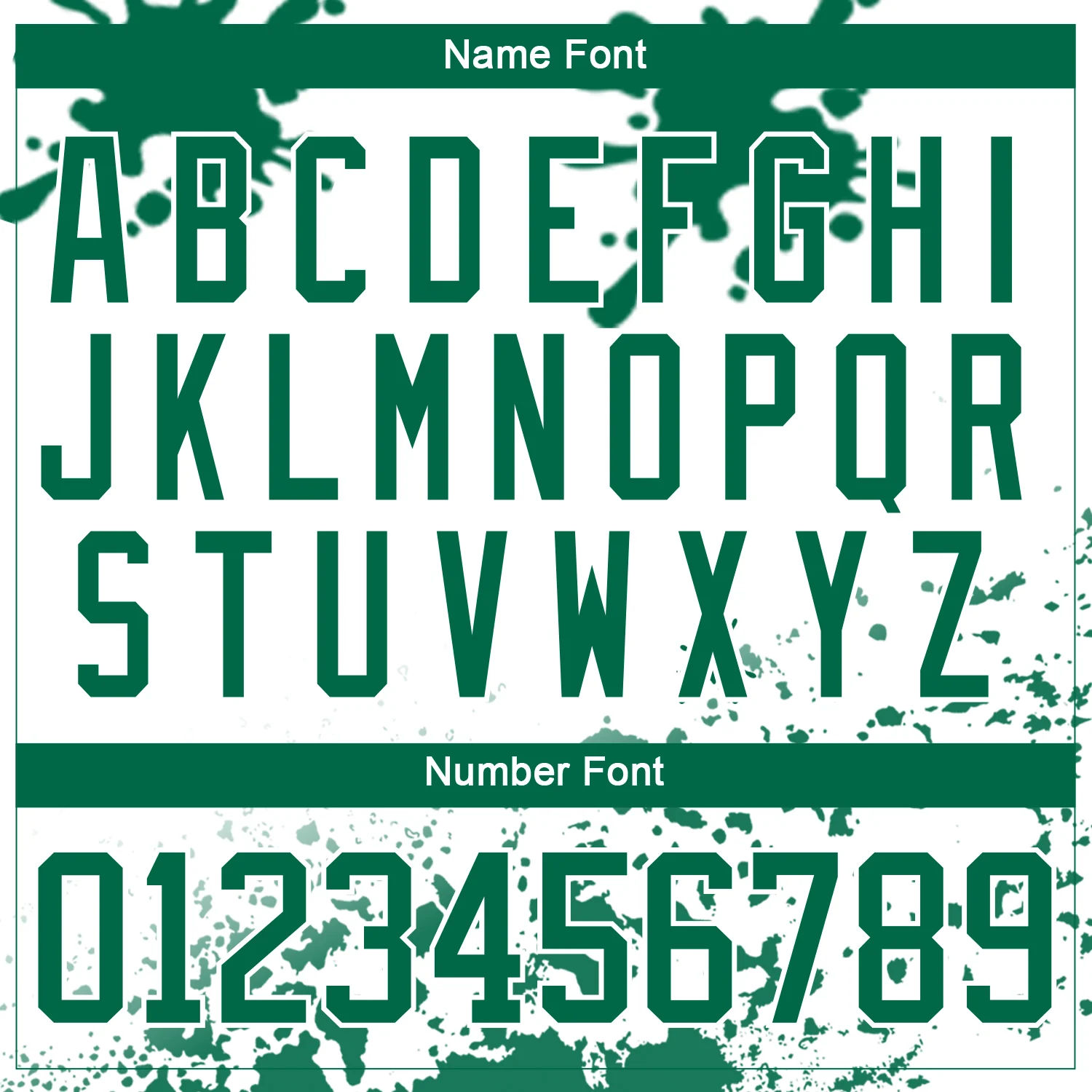 Custom Camo Kelly Green Black-White Splash Hockey Lace Neck Jersey - Image 5