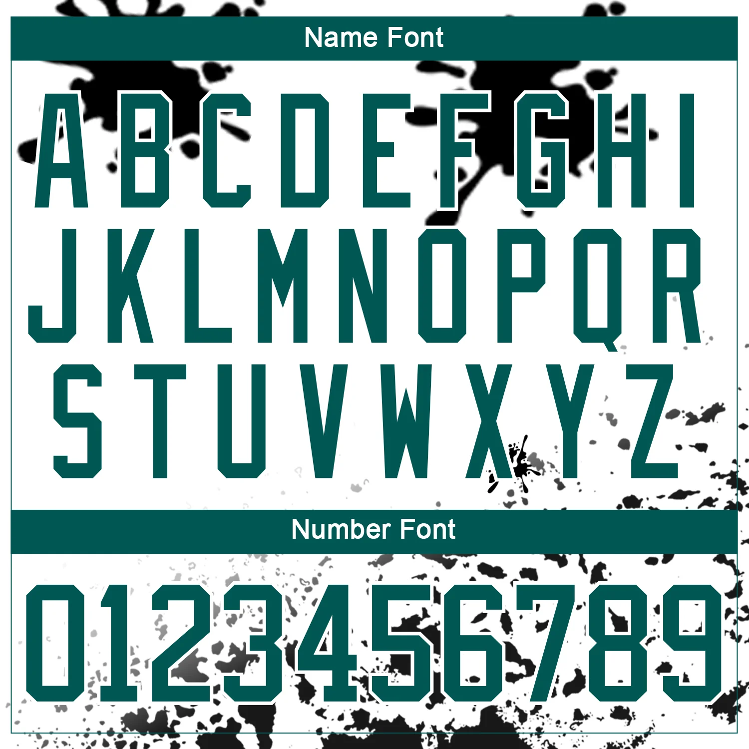 Custom Camo Midnight Green Black-White Splash Hockey Lace Neck Jersey - Image 5