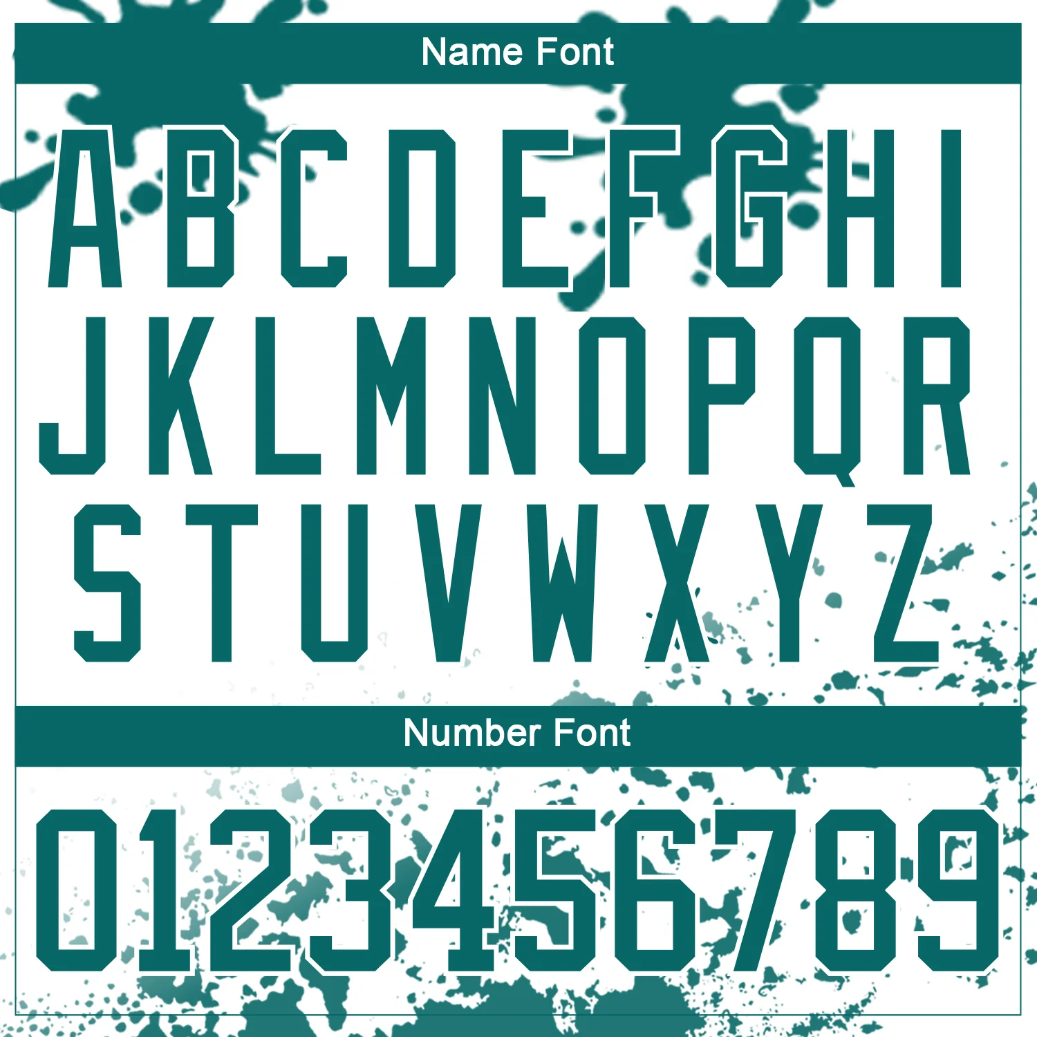 Custom Camo Teal Black-White Splash Hockey Lace Neck Jersey - Image 5