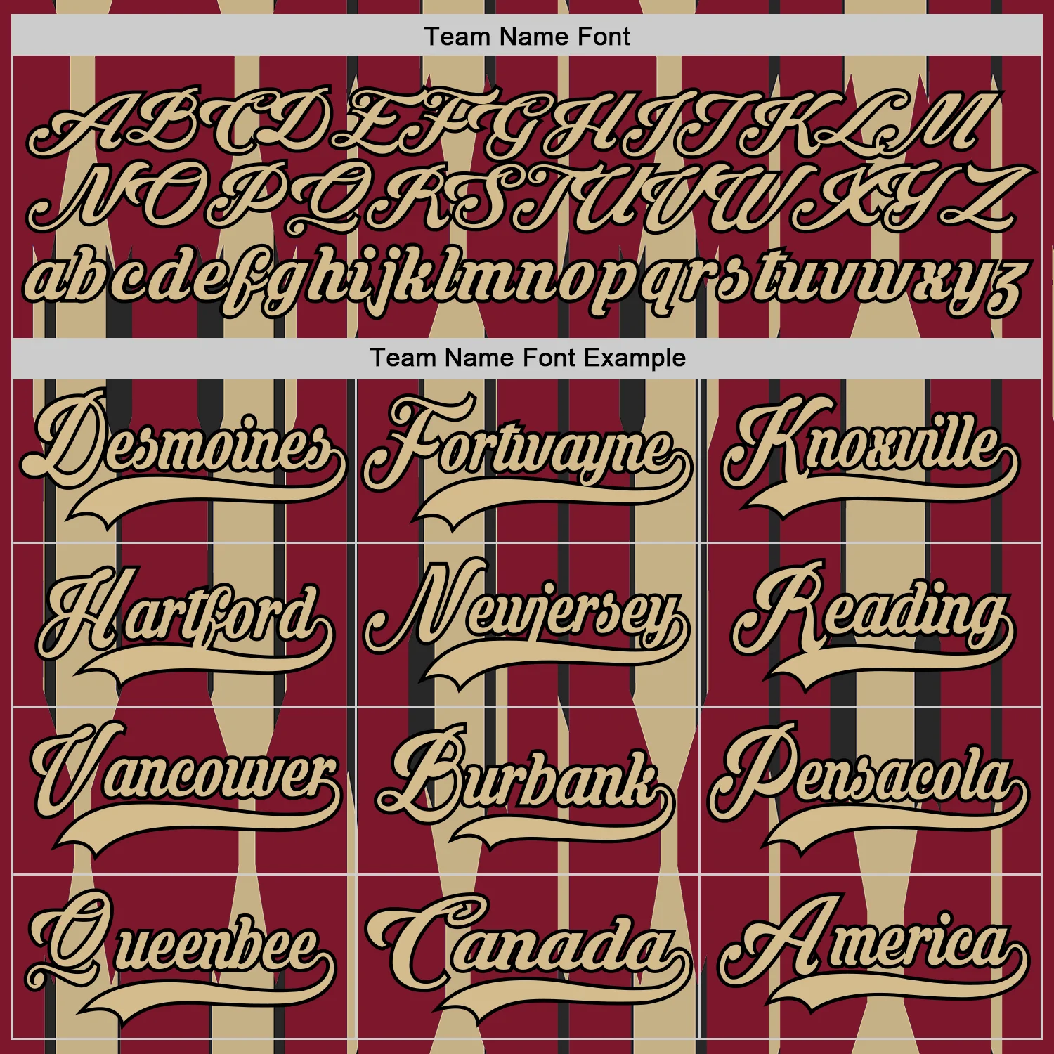 Custom Crimson Vegas Gold-Black Abstract Arizona Inspired Stripe Hockey Lace Neck Jersey - Image 6
