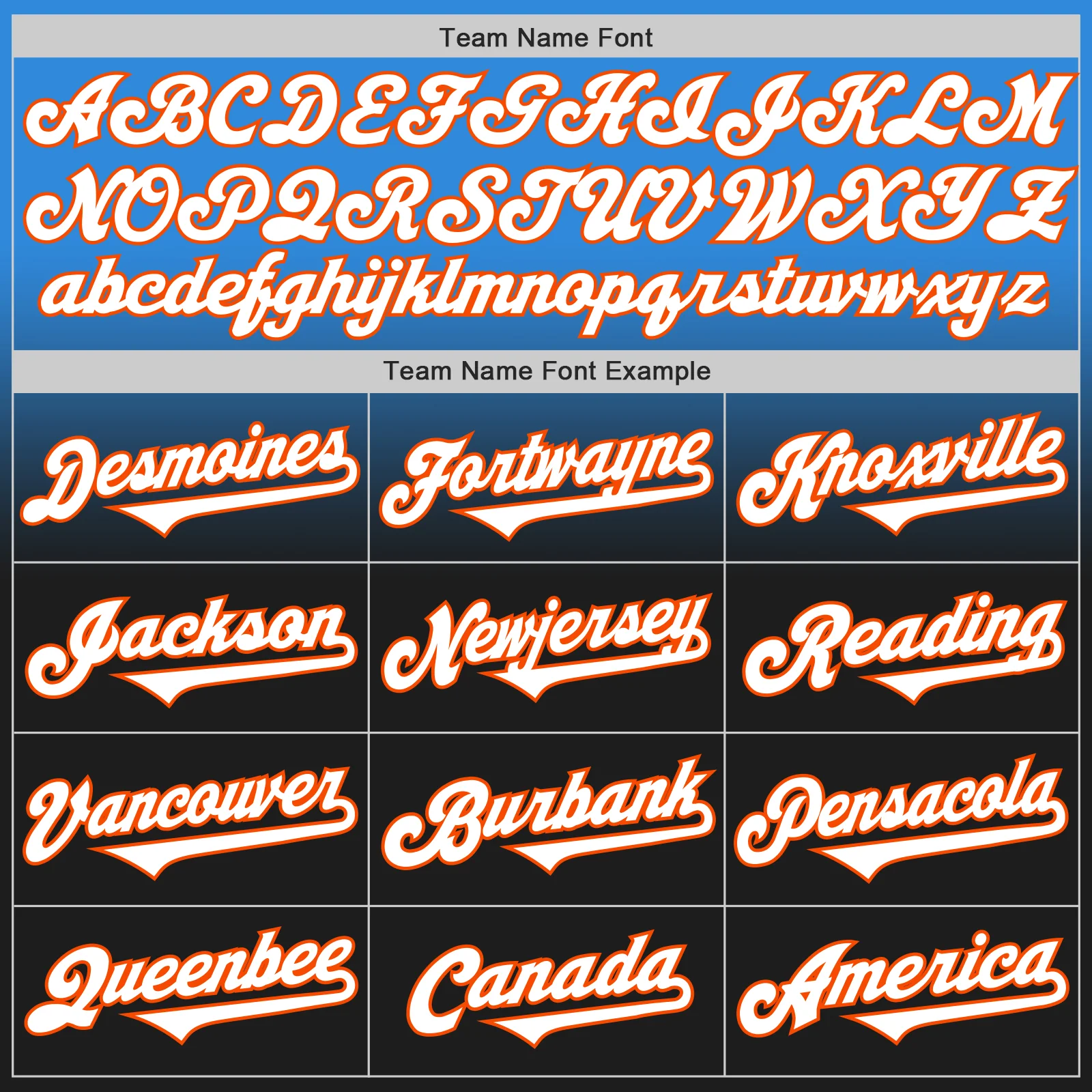 Custom Electric Blue Black-Orange Authentic Fade Fashion Baseball Jersey - Image 4
