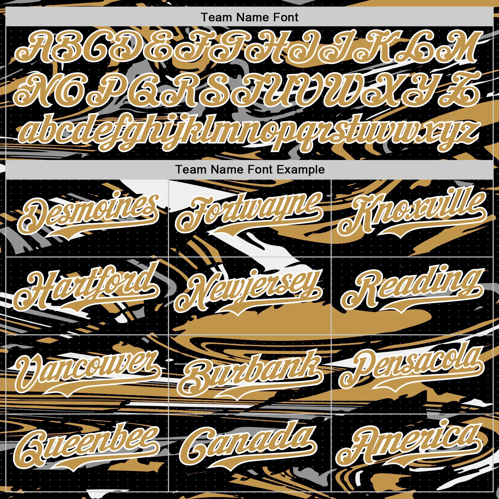 Custom Figure Old Gold Black-White Fluid Pattern Bomber Full-Snap Varsity Letterman Hoodie Jacket - Image 5