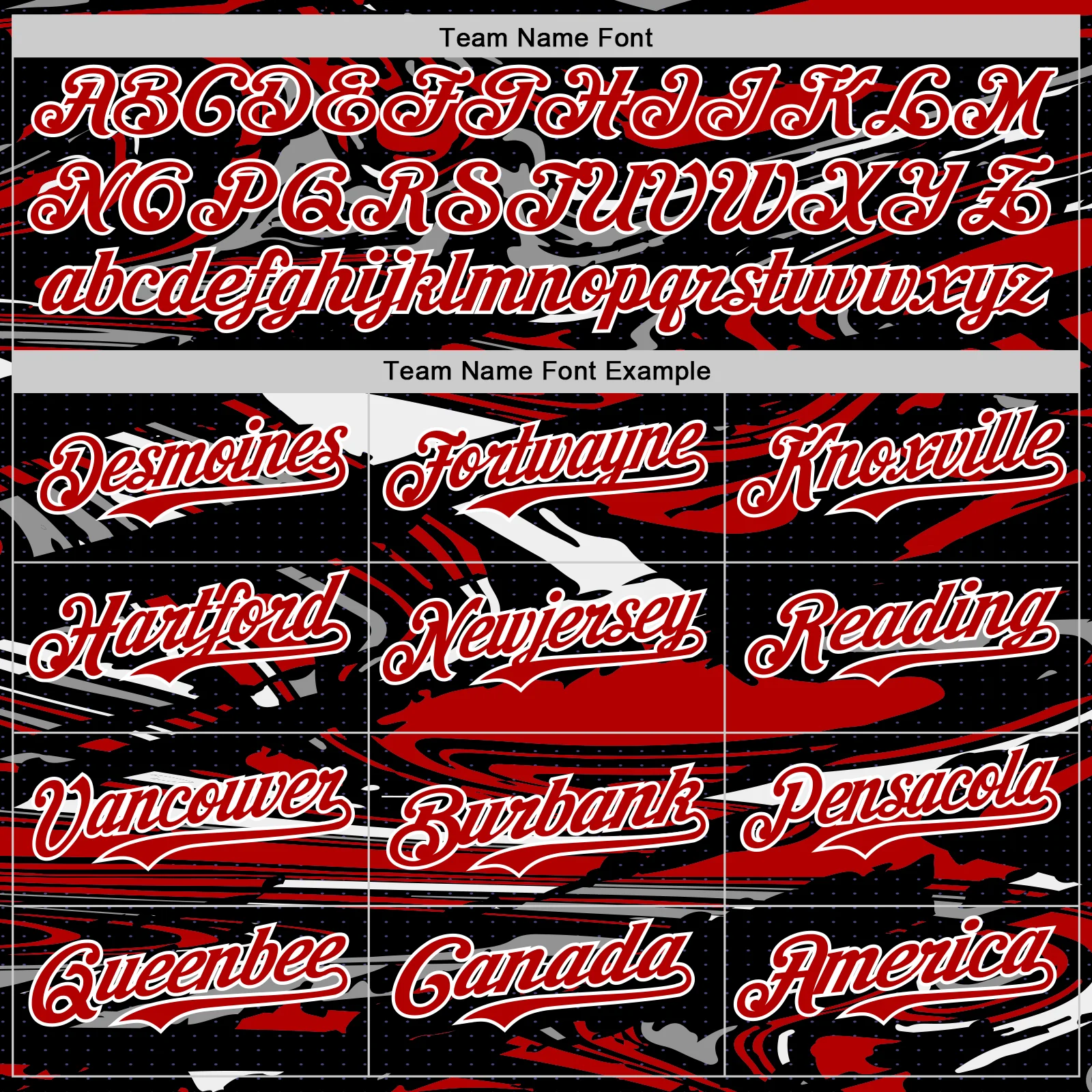 Custom Figure Red Black-White Fluid Pattern Bomber Full-Snap Varsity Letterman Hoodie Jacket - Image 5