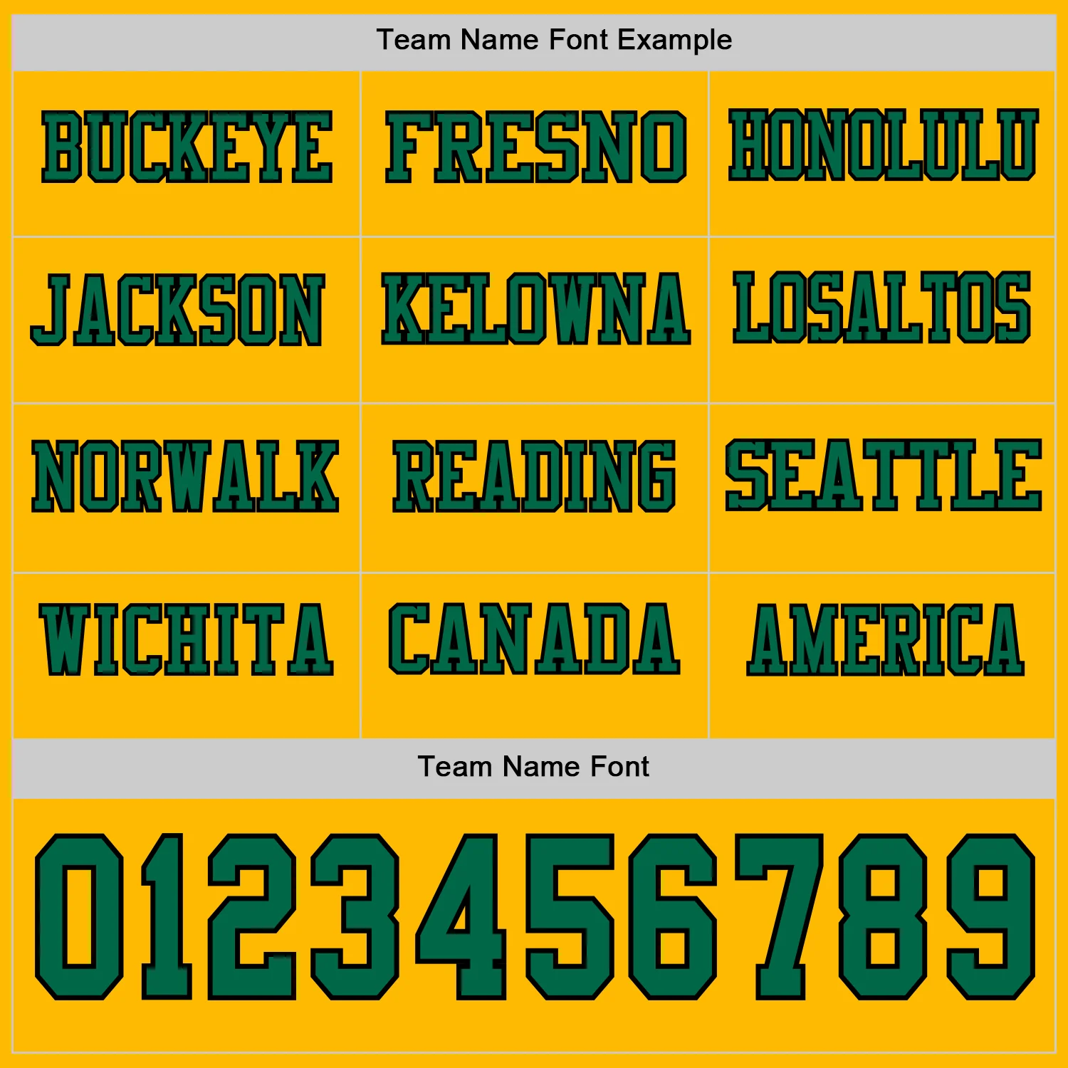 Custom Gold Kelly Green-Black Long Sleeve Authentic Football Jersey - Image 3