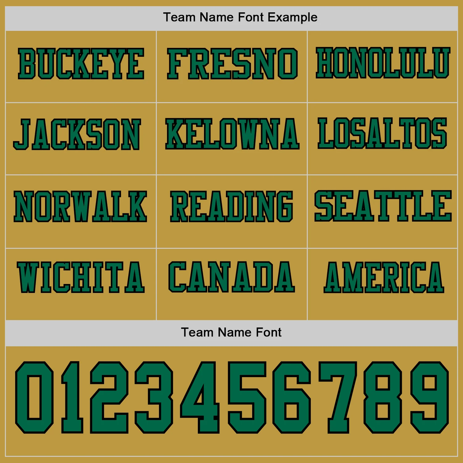 Custom Old Gold Kelly Green-Black Long Sleeve Authentic Football Jersey - Image 3