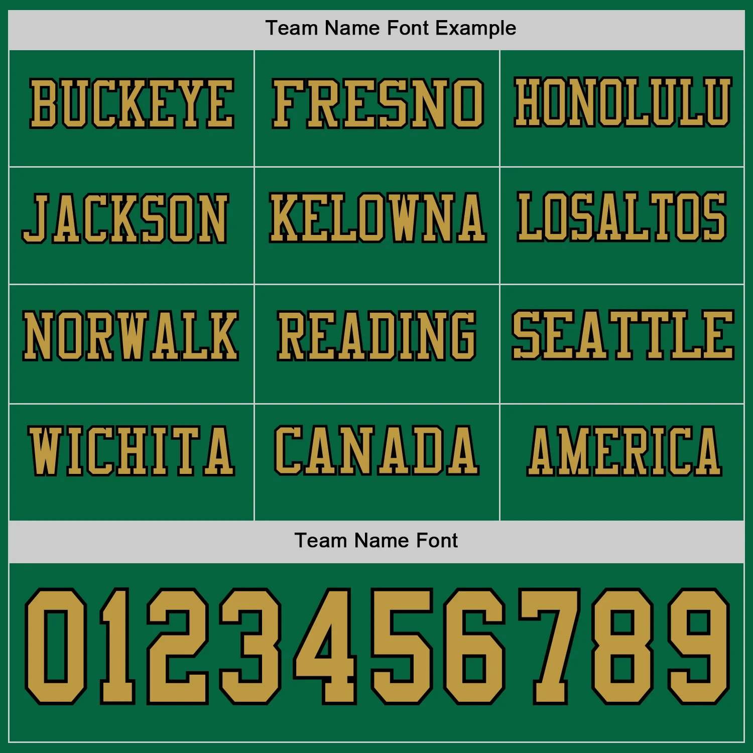 Custom Kelly Green Old Gold-Black Long Sleeve Authentic Football Jersey - Image 3