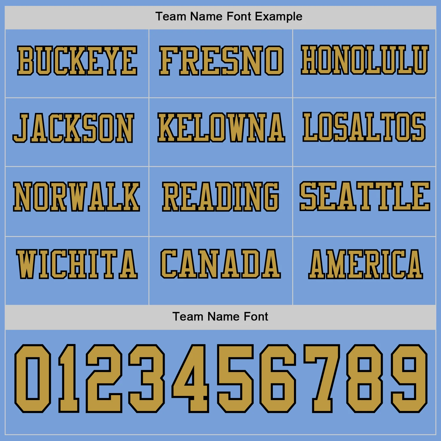 Custom Light Blue Old Gold-Black Long Sleeve Authentic Football Jersey - Image 3