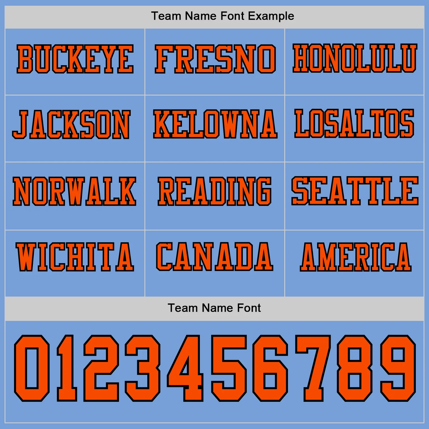 Custom Light Blue Orange-Black Long Sleeve Authentic Football Jersey - Image 3
