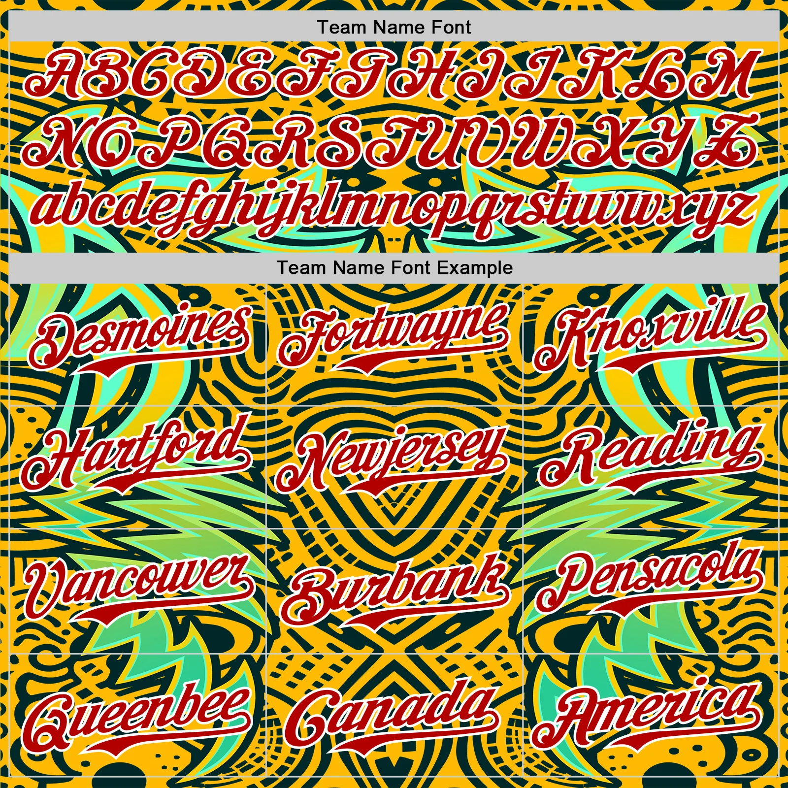 Custom Gold Red Black Green-White 3D Pattern Design Burner Costumes Tribal Authentic Baseball Jersey - Image 4