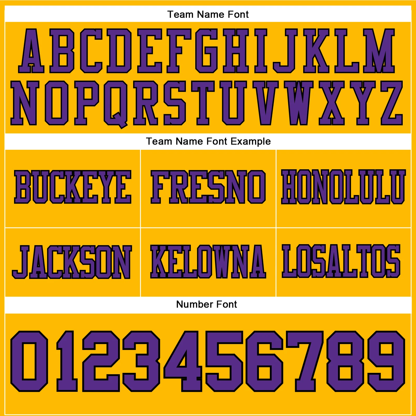 Custom Gold Purple-Black Authentic Football Jersey - Image 4