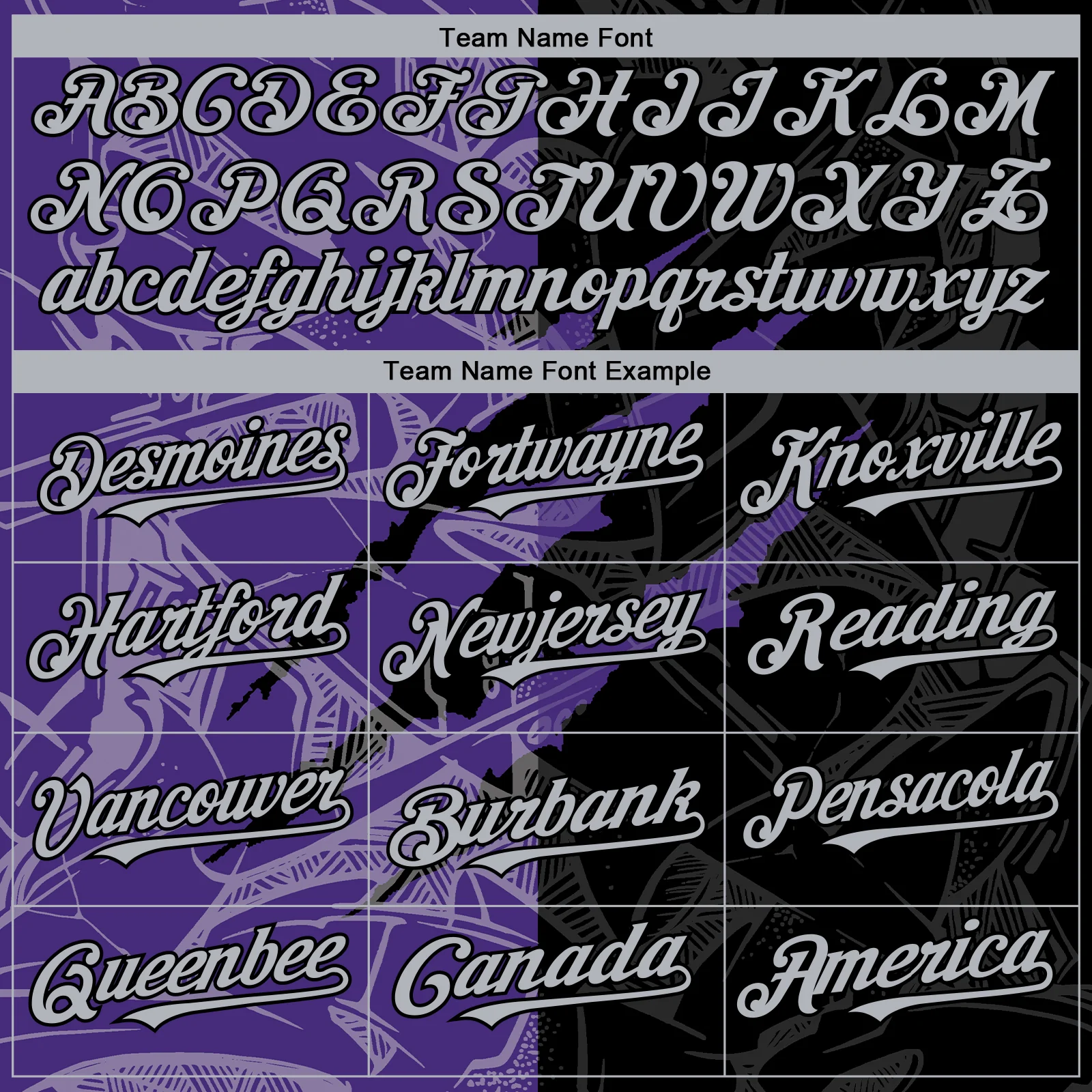 Custom Graffiti Pattern Gray Black-Purple 3D Scratch Authentic Baseball Jersey - Image 4