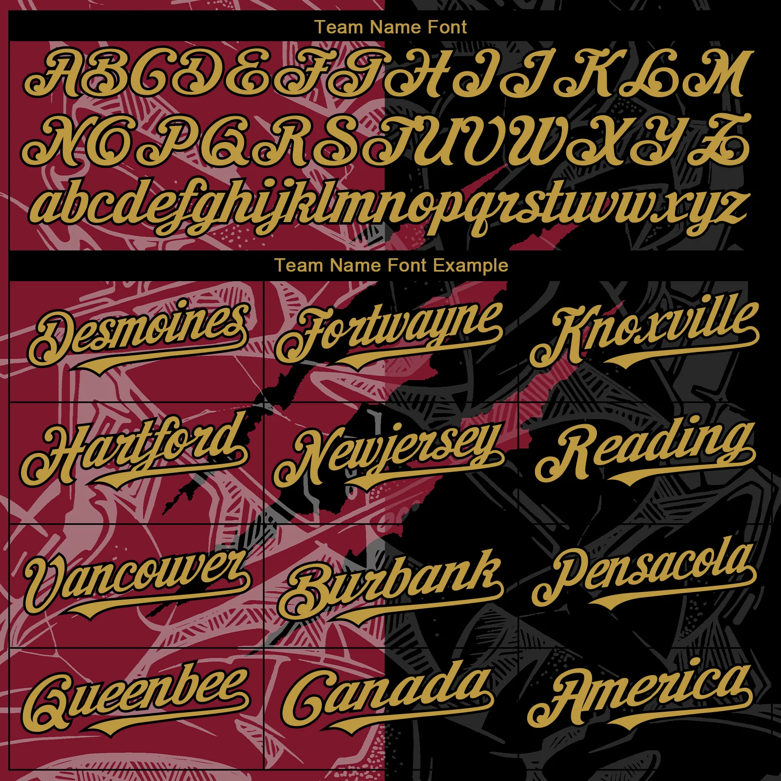 Custom Graffiti Pattern Old Gold Black-Crimson 3D Scratch Authentic Baseball Jersey - Image 4