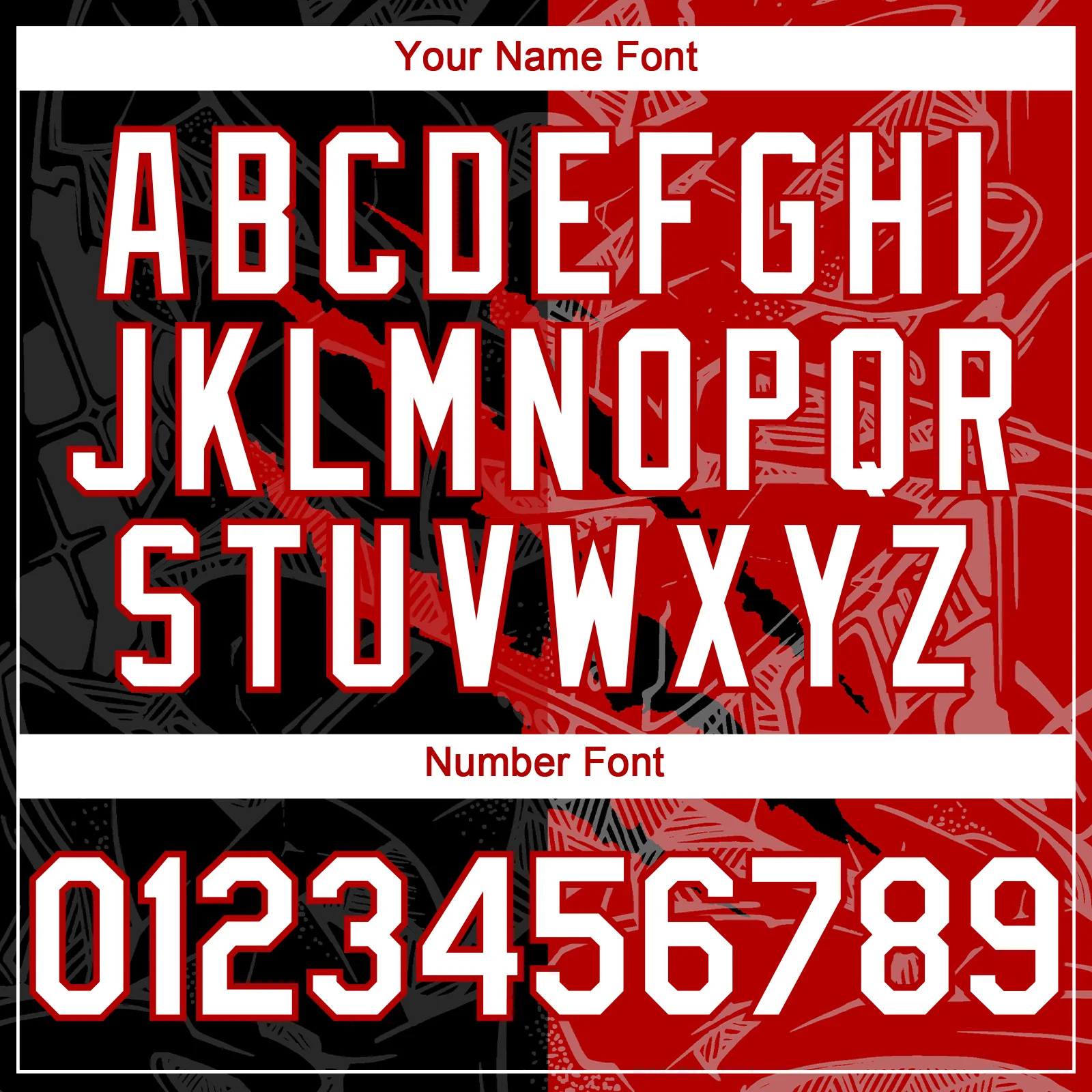 Custom Graffiti Pattern White Black-Red 3D Scratch Authentic Baseball Jersey - Image 5