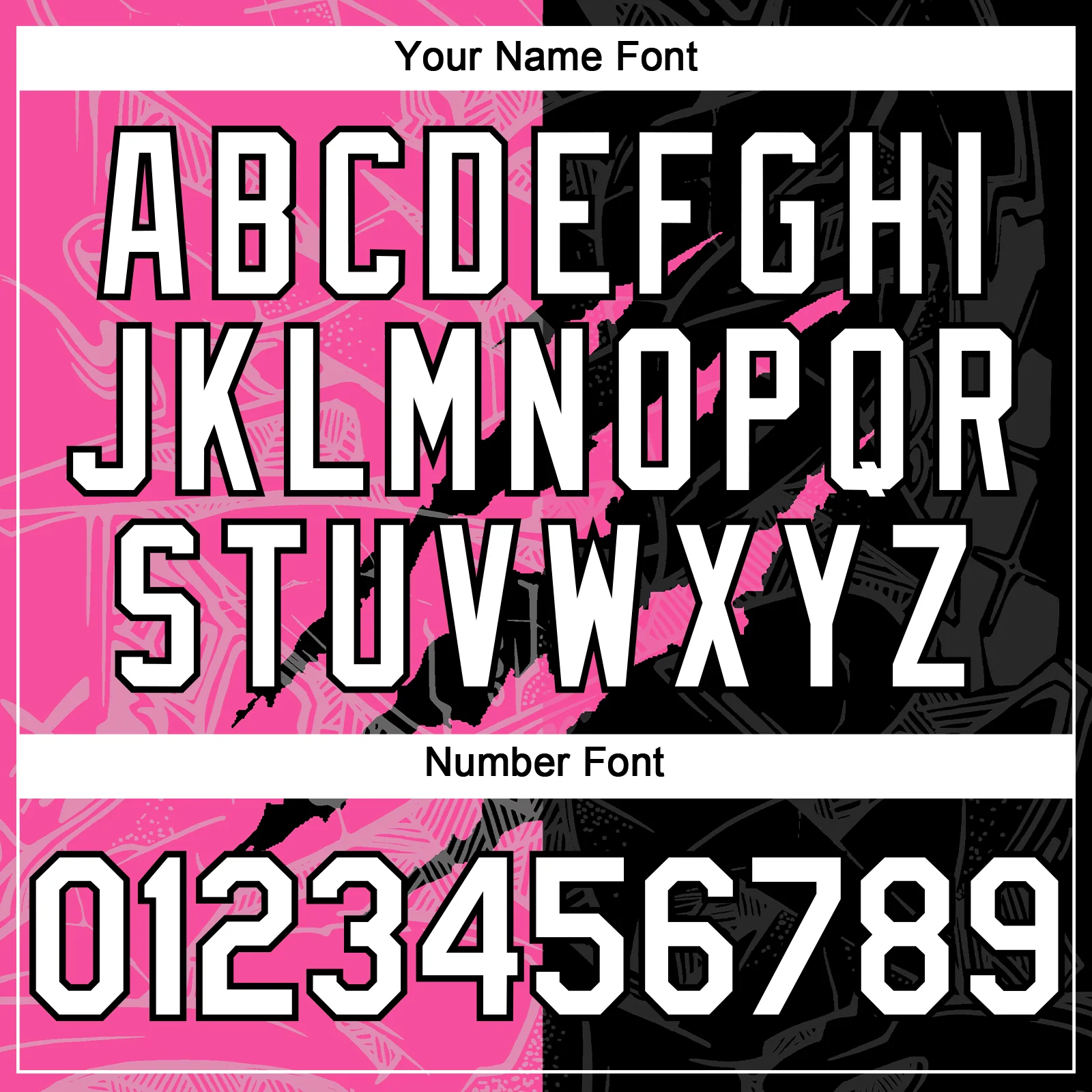 Custom Graffiti Pattern White Black-Pink 3D Scratch Authentic Baseball Jersey - Image 5