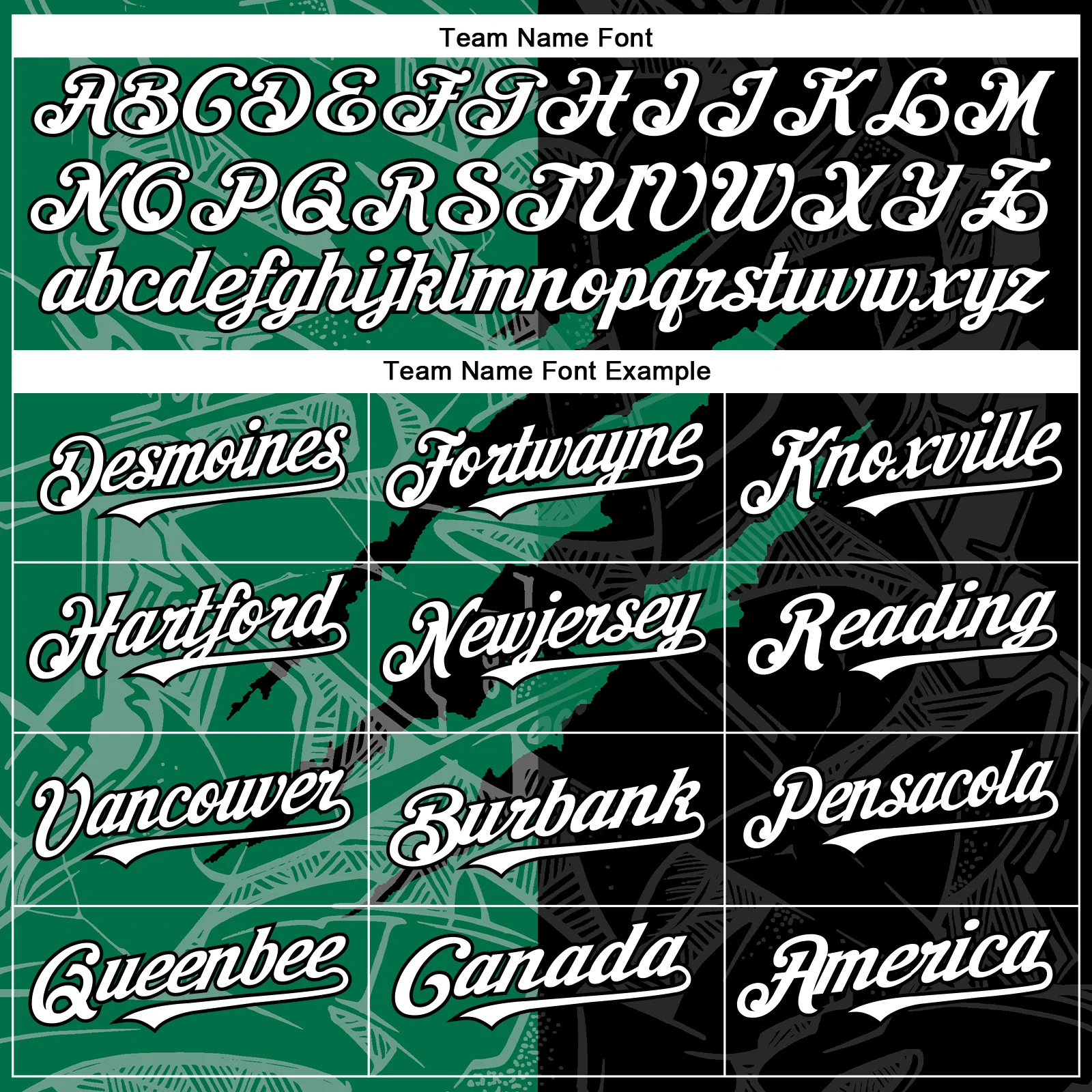 Custom Graffiti Pattern White Black-Kelly Green 3D Scratch Authentic Baseball Jersey - Image 4