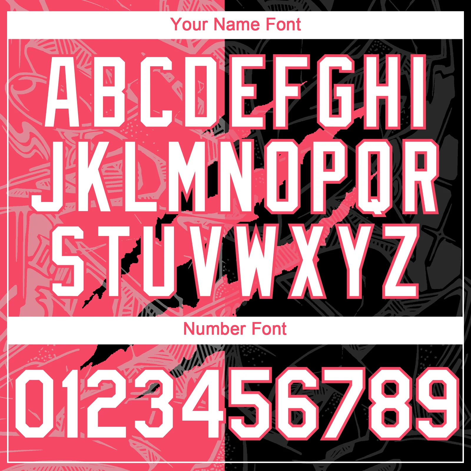 Custom Graffiti Pattern White Black-Neon Pink 3D Scratch Authentic Baseball Jersey - Image 5