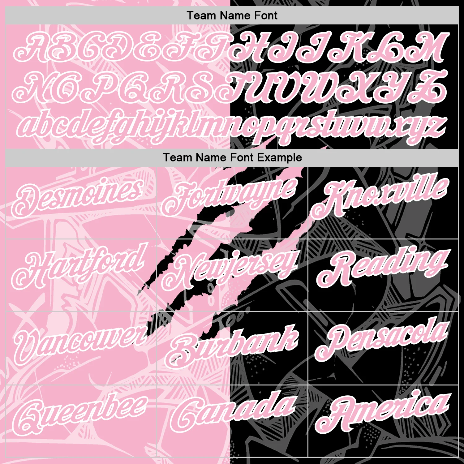 Custom Graffiti Pattern Light Pink Black-White 3D Scratch Performance Polo Shirt - Image 4