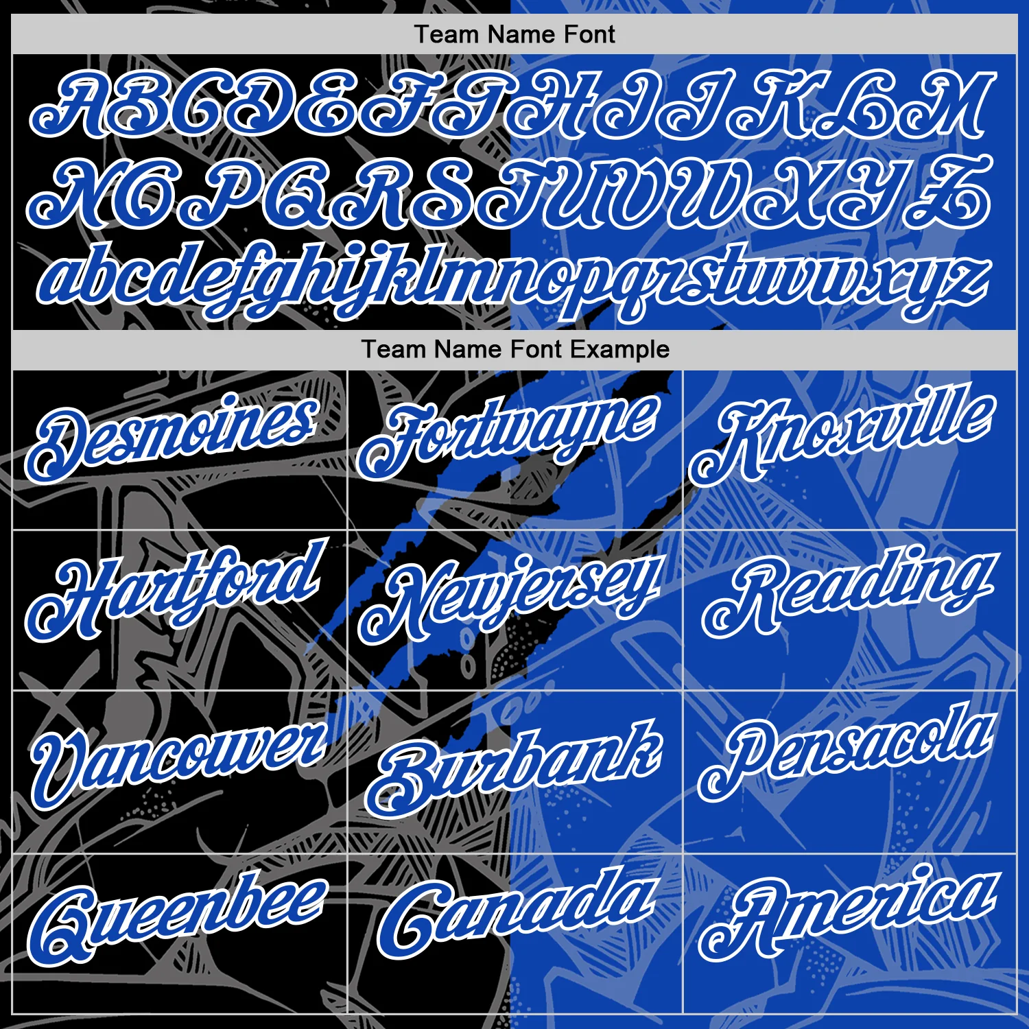 Custom Graffiti Pattern Thunder Blue Black-White 3D Scratch Performance Polo Shirt - Image 4