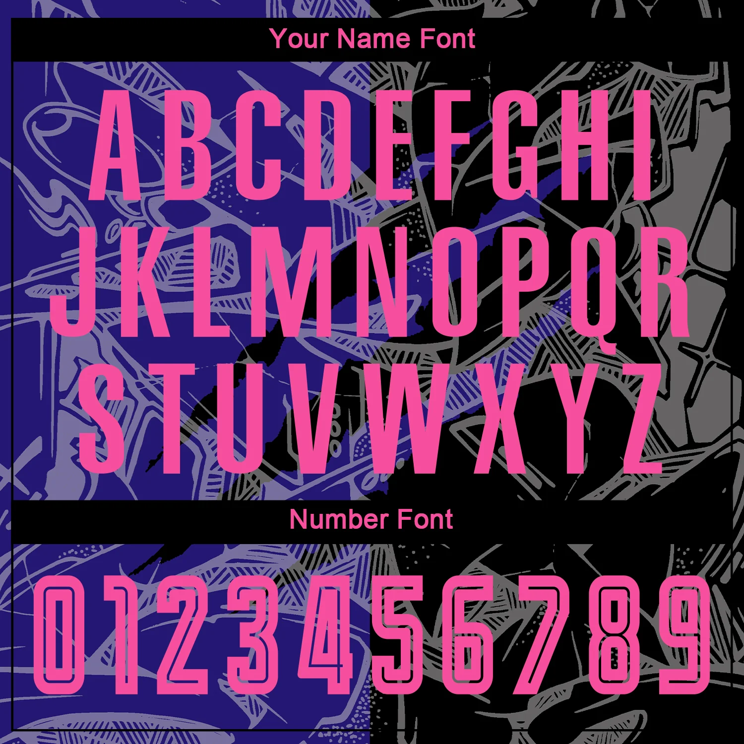 Custom Graffiti Pattern Pink Black-Dark Purple Scratch Sublimation Soccer Uniform Jersey - Image 6