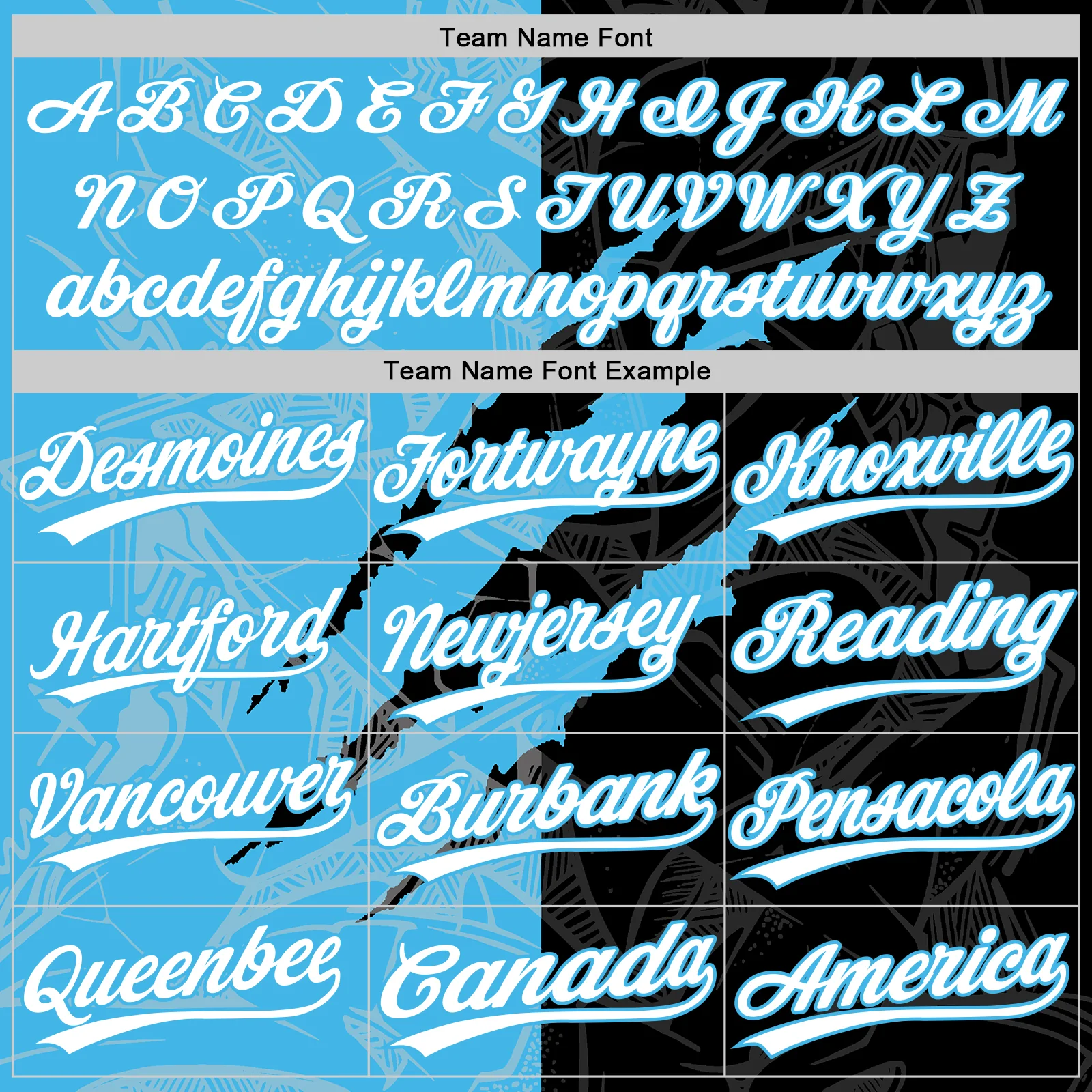 Custom Graffiti Pattern White Black-Sky Blue 3D Scratch Two-Button Unisex Softball Jersey - Image 4