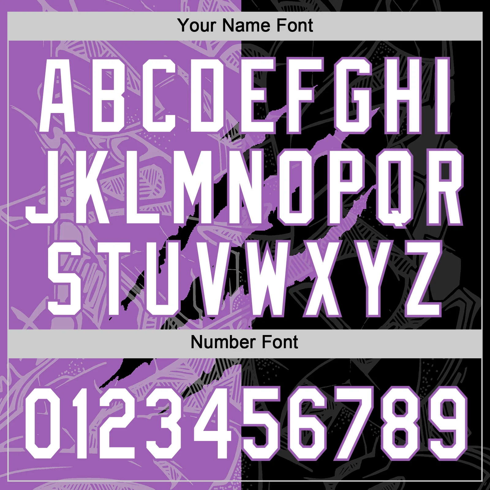 Custom Graffiti Pattern White Black-Medium Purple 3D Scratch Two-Button Unisex Softball Jersey - Image 5