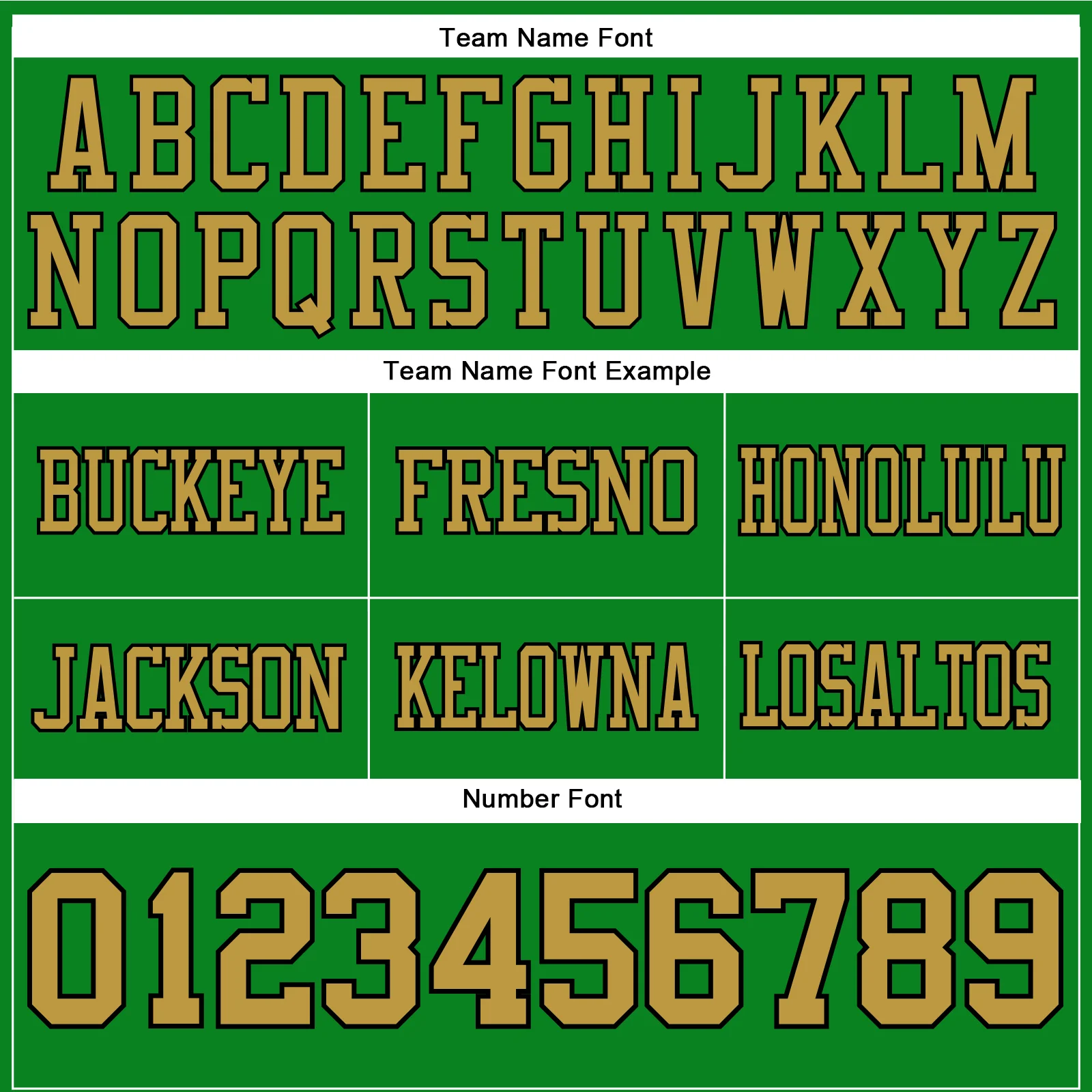 Custom Grass Green Old Gold-Black Authentic Football Jersey - Image 4