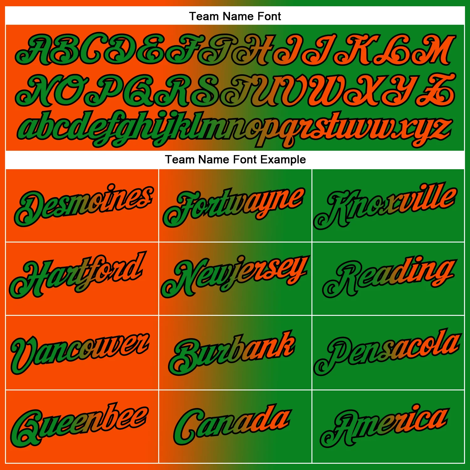Custom Grass Green Orange-Black Gradient Fashion Performance T-Shirt - Image 3