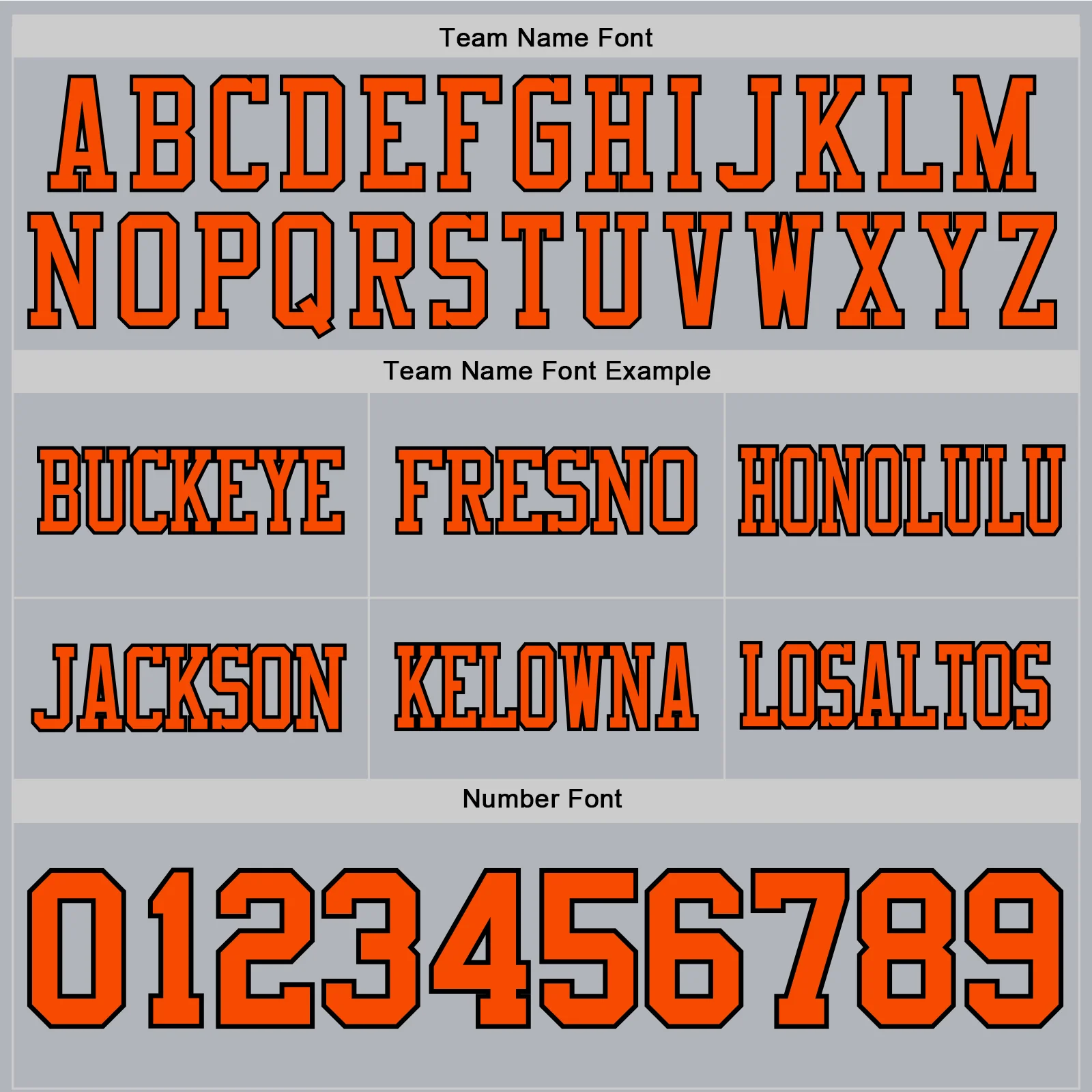 Custom Gray Orange-Black Authentic Football Jersey - Image 4
